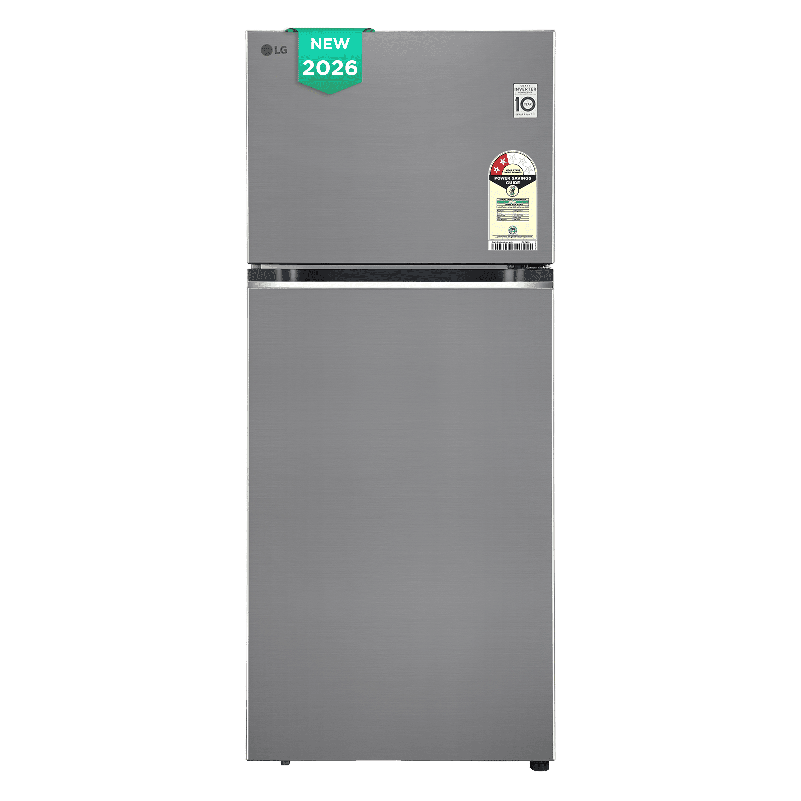 LG 398 Litres 2 Star Frost Free Double Door Smart Wifi Enabled Convertible Refrigerator with Multi Air Flow (GLT4026SNPZ, Shiny Steel) (2026 Model)