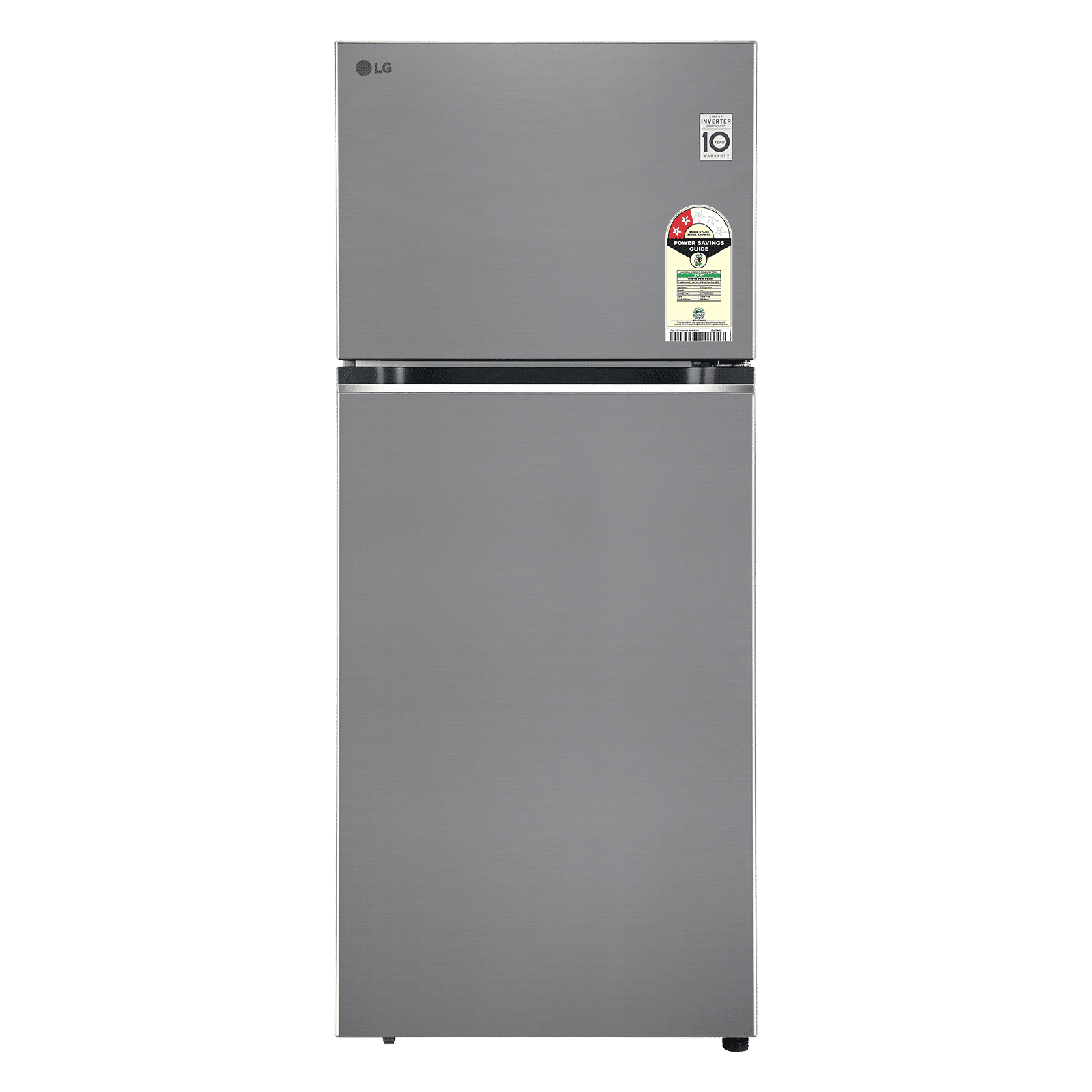 LG 398 Litres 2 Star Frost Free Double Door Smart Wifi Enabled Convertible Refrigerator with Multi Air Flow (GLT4026SNPZ, Shiny Steel)