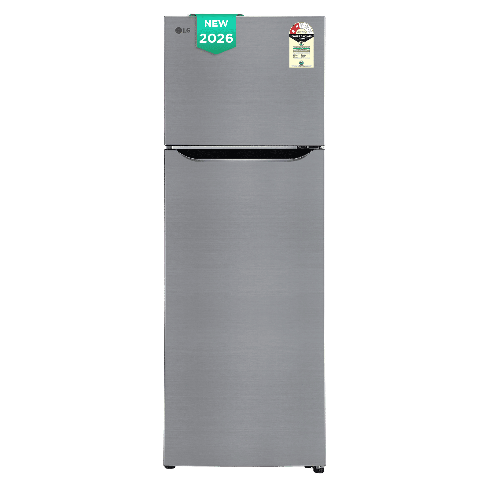 LG 288 Litres 2 Star Frost Free Double Door Convertible Refrigerator with Smart Diagnosis (GLT2926PDPZ, Shiny Steel) (2026 Model)