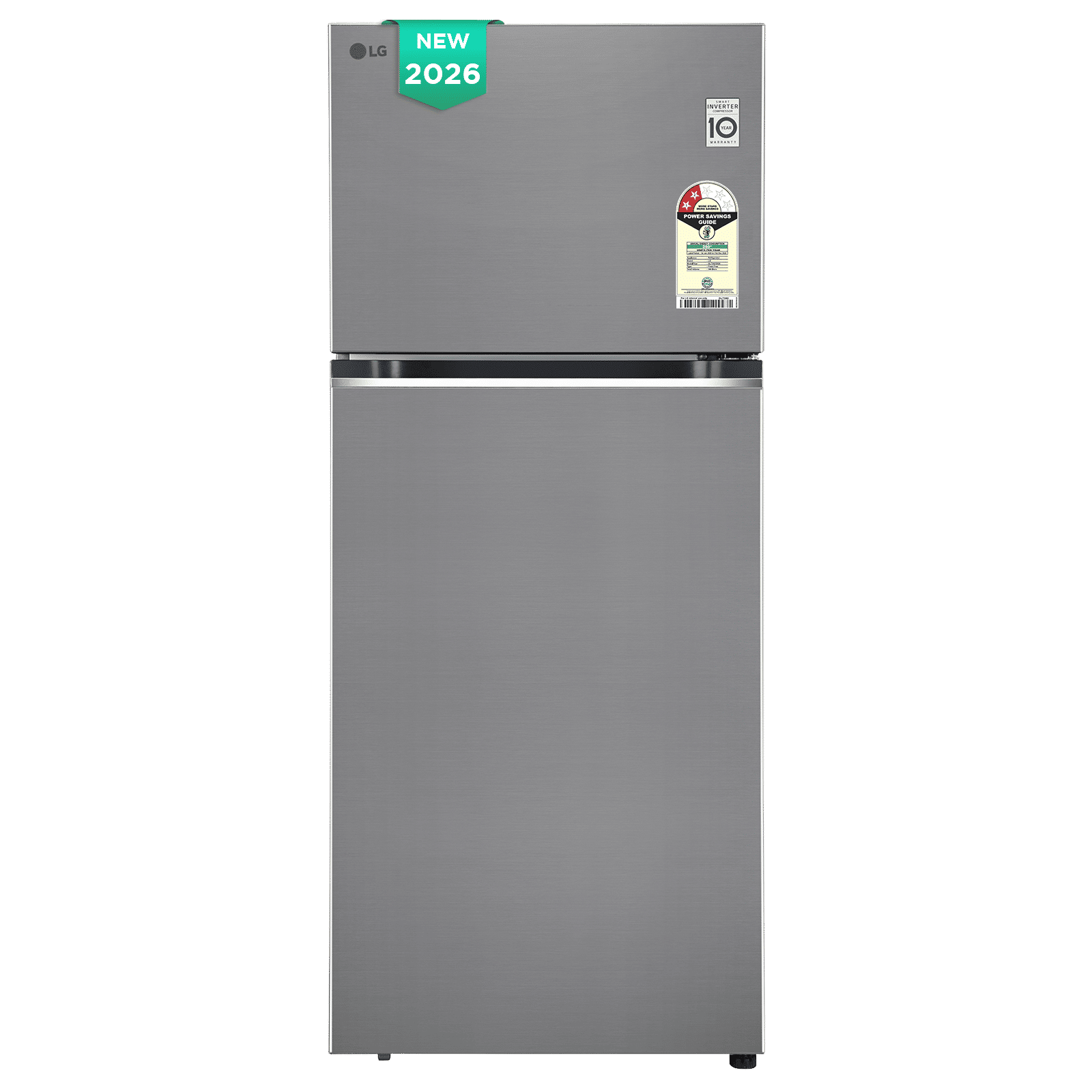 LG 380 Litres 2 Star Frost Free Double Door Smart Wifi Enabled Convertible Refrigerator with Multi Air Flow (GLT3826SNPZ, Shiny Steel) (2026 Model)