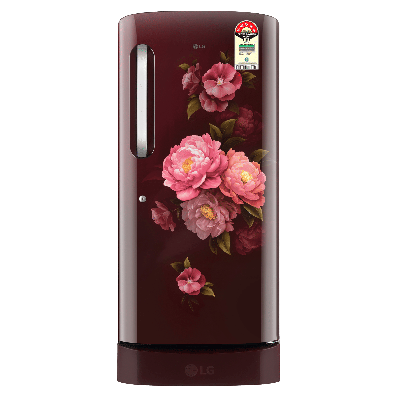 LG 210 Litres 5 Star Direct Cool Single Door Refrigerator with Anti Bacterial Gasket (GLD2256ZAWS, Wine Spring)