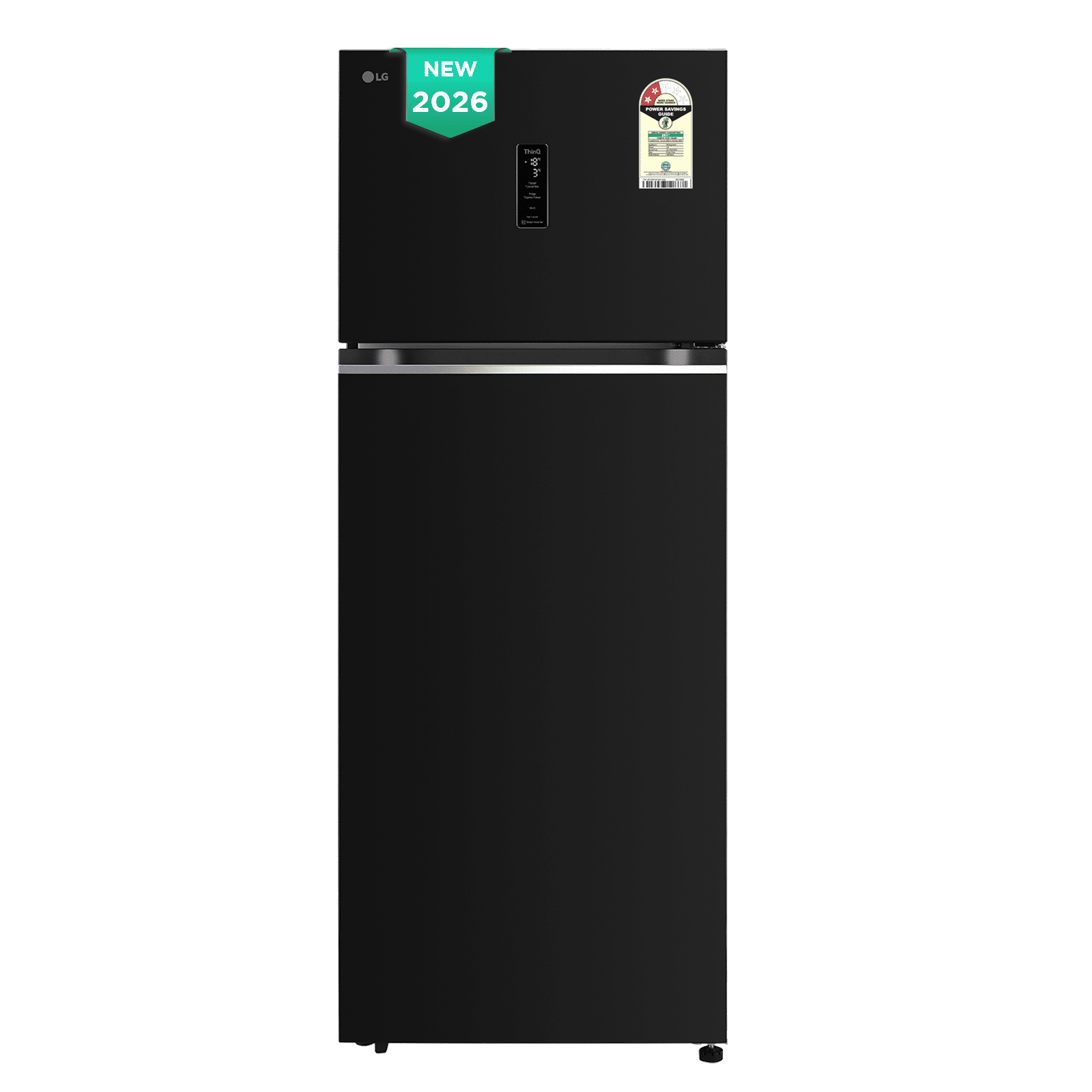 LG 466 Litres 2 Star Frost Free Double Door Smart Wifi Enabled Convertible Refrigerator with Hygiene Fresh+ (GLT4626TMES, Ebony Sheen)