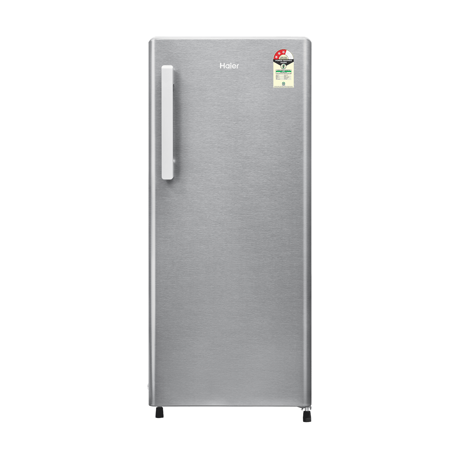 Haier 190 Litres 3 Star Direct Cool Single Door Refrigerator with Stabilizer Free Operation (HRD-2113BBSA-N, Brushline Silver)