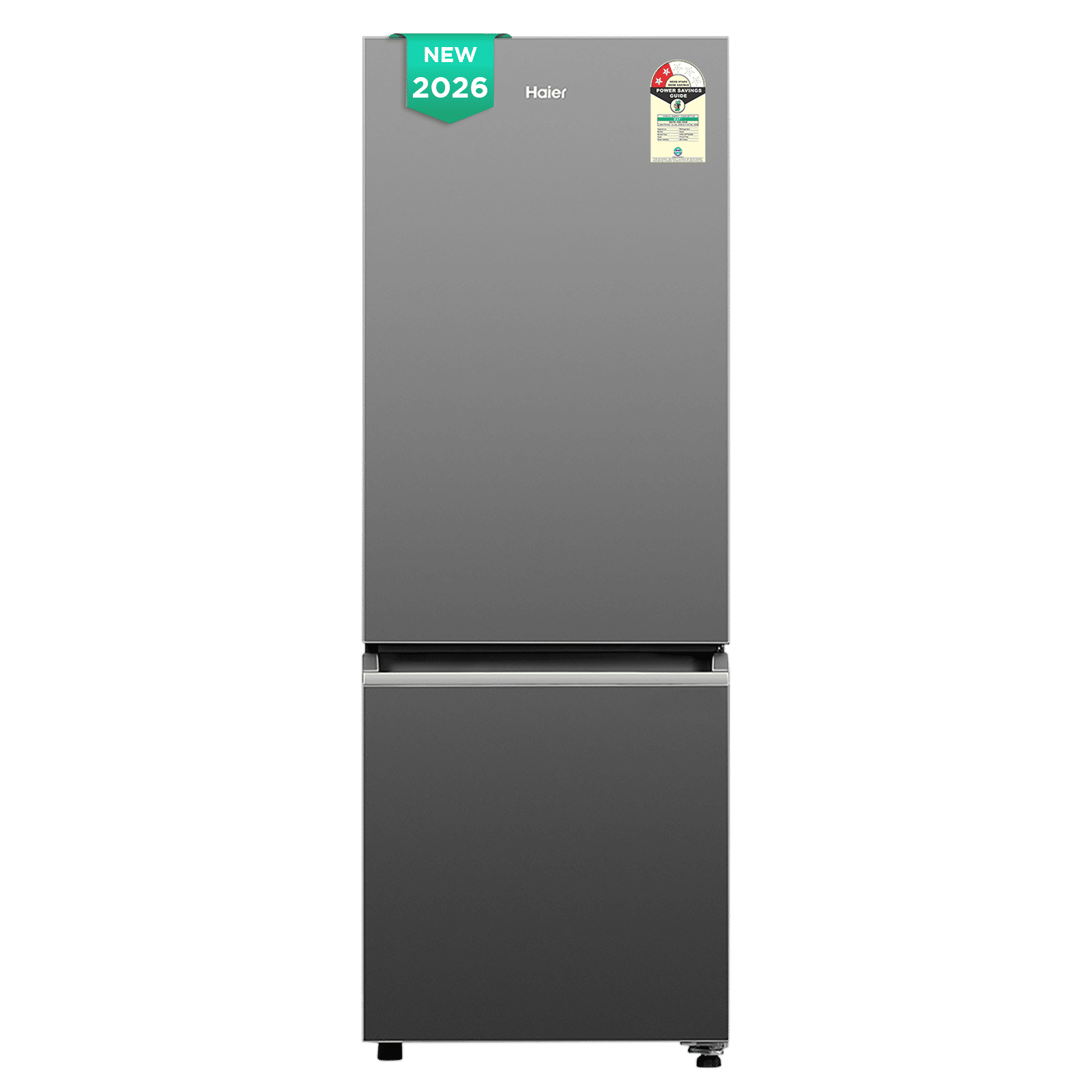 Haier 237 Litres 2 Star Frost Free Double Door Bottom Mount Convertible Refrigerator with Faster Ice Making in 49 Minutes (HRB-2872IEGBA-P, GE Black) (2026 Model)