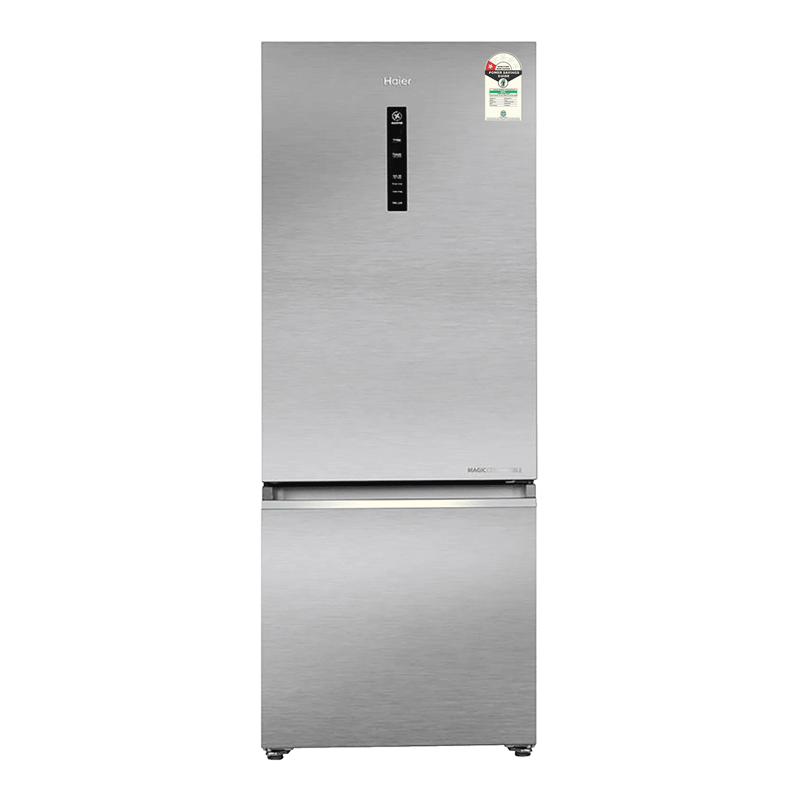Haier 445 Litres 1 Star Frost Free Double Door Bottom Mount Convertible Refrigerator with Triple Inverter Technology (HRB-4951BISA-P, Inox Steel) (2026 Model)