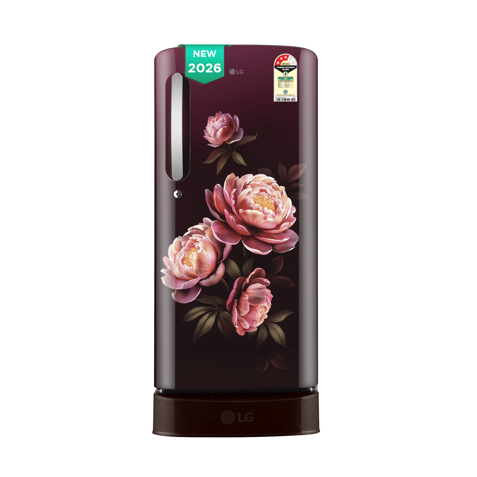 LG 19 185 Litres 3 Star Direct Cool Single Door Refrigerator with Anti Bacterial Gasket (GLD1936ZAWG, Wine Glory) (2026 Model)