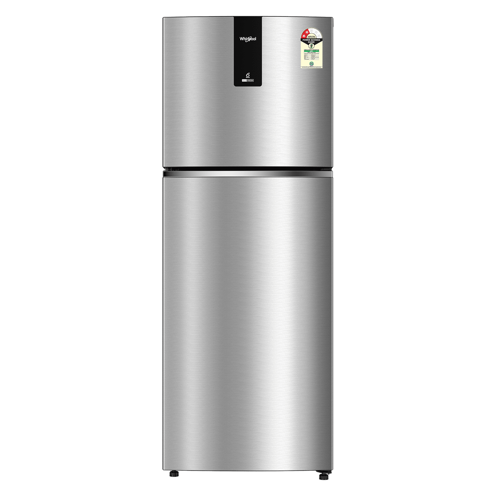 Whirlpool Neofresh 235 Litres 2 Star Frost Free Double Door Refrigerator with 6th Sense Technology (22315, Silver) (2026 Model)