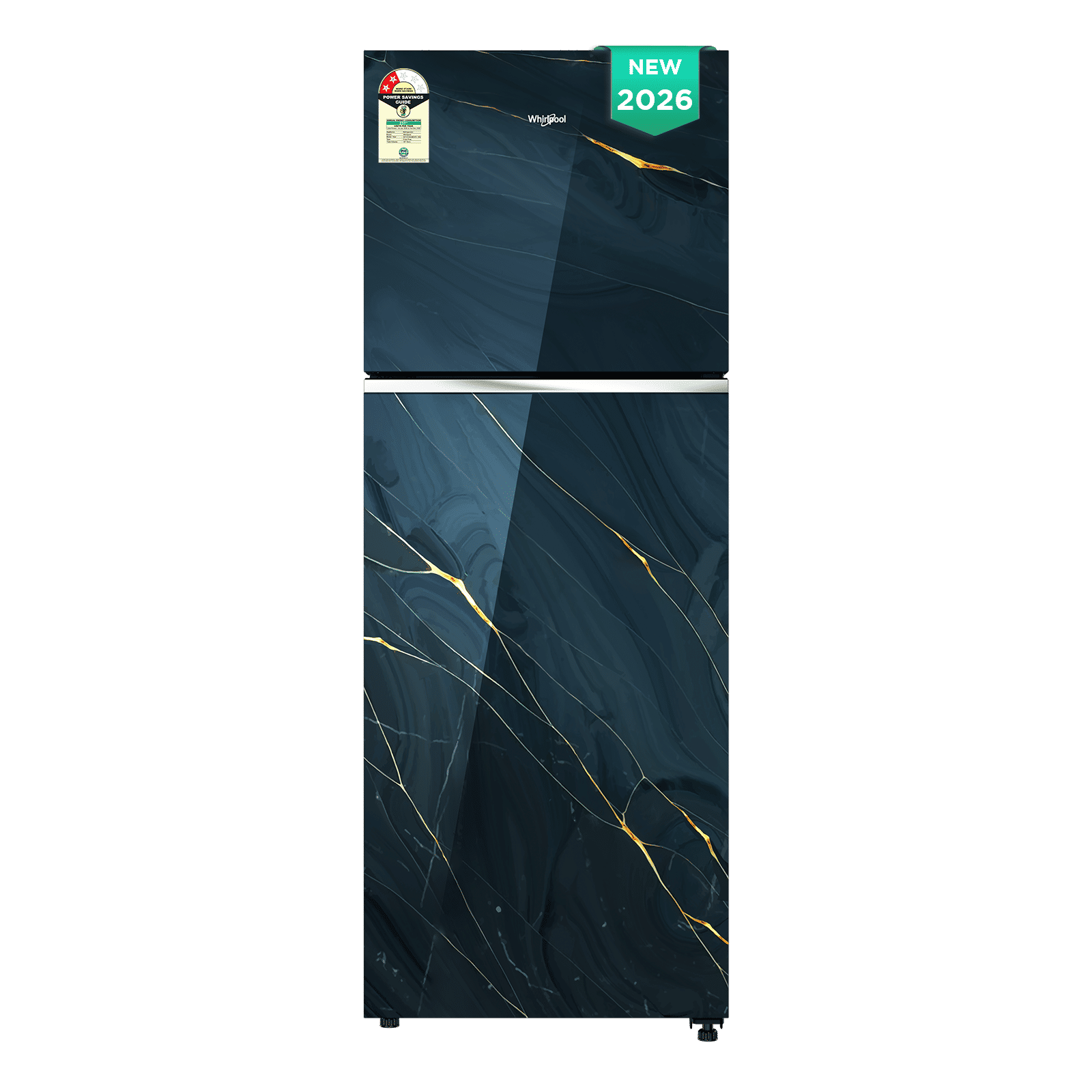 Whirlpool Intellifresh Pro 327 Litres 2 Star Frost Free Double Door Convertible Refrigerator with Stabilizer Free Operation (22429, Jade Marble)