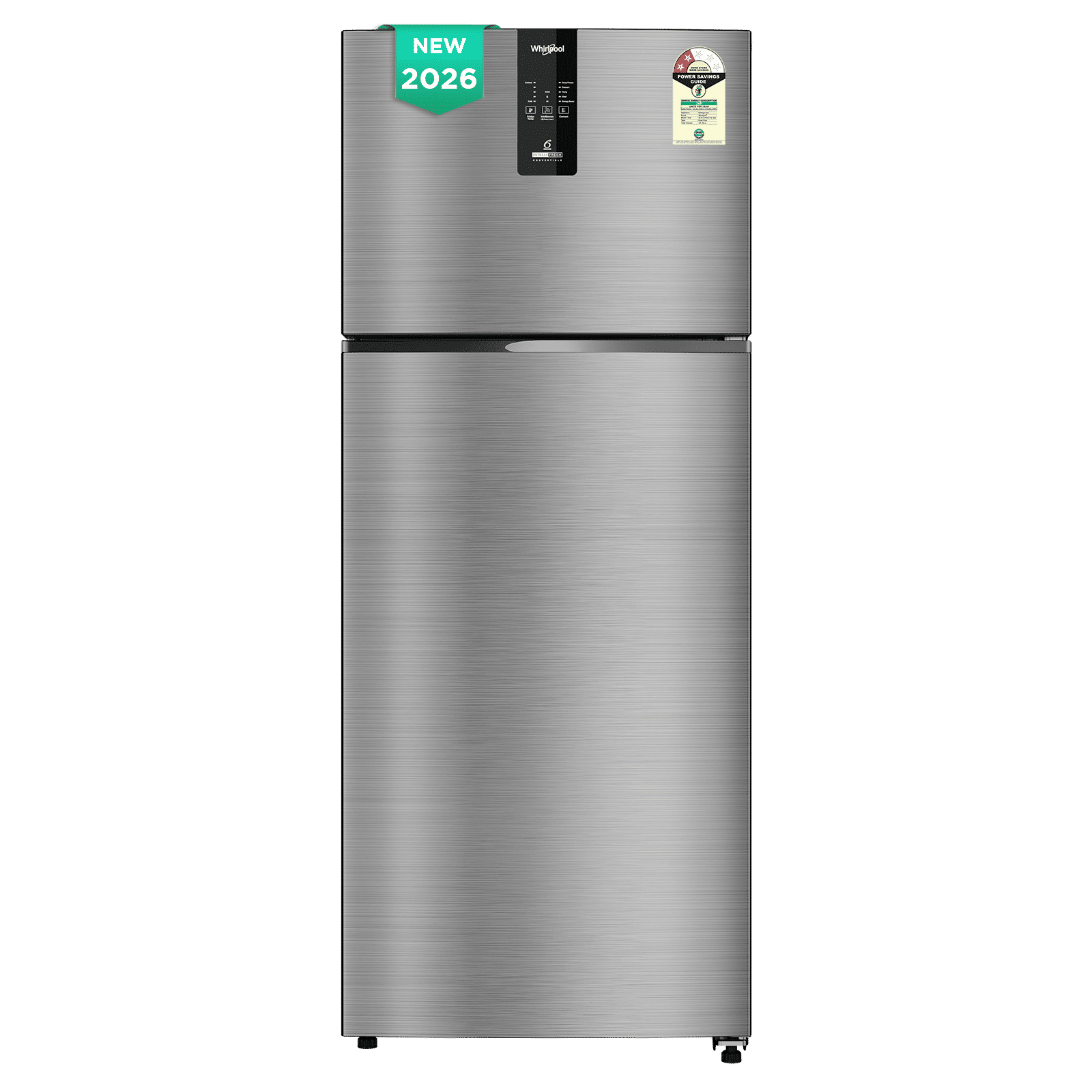 Whirlpool Intellifresh 431 Litres 2 Star Frost Free Convertible Refrigerator with Microblock Technology (22440, Silver) (2026 Model)