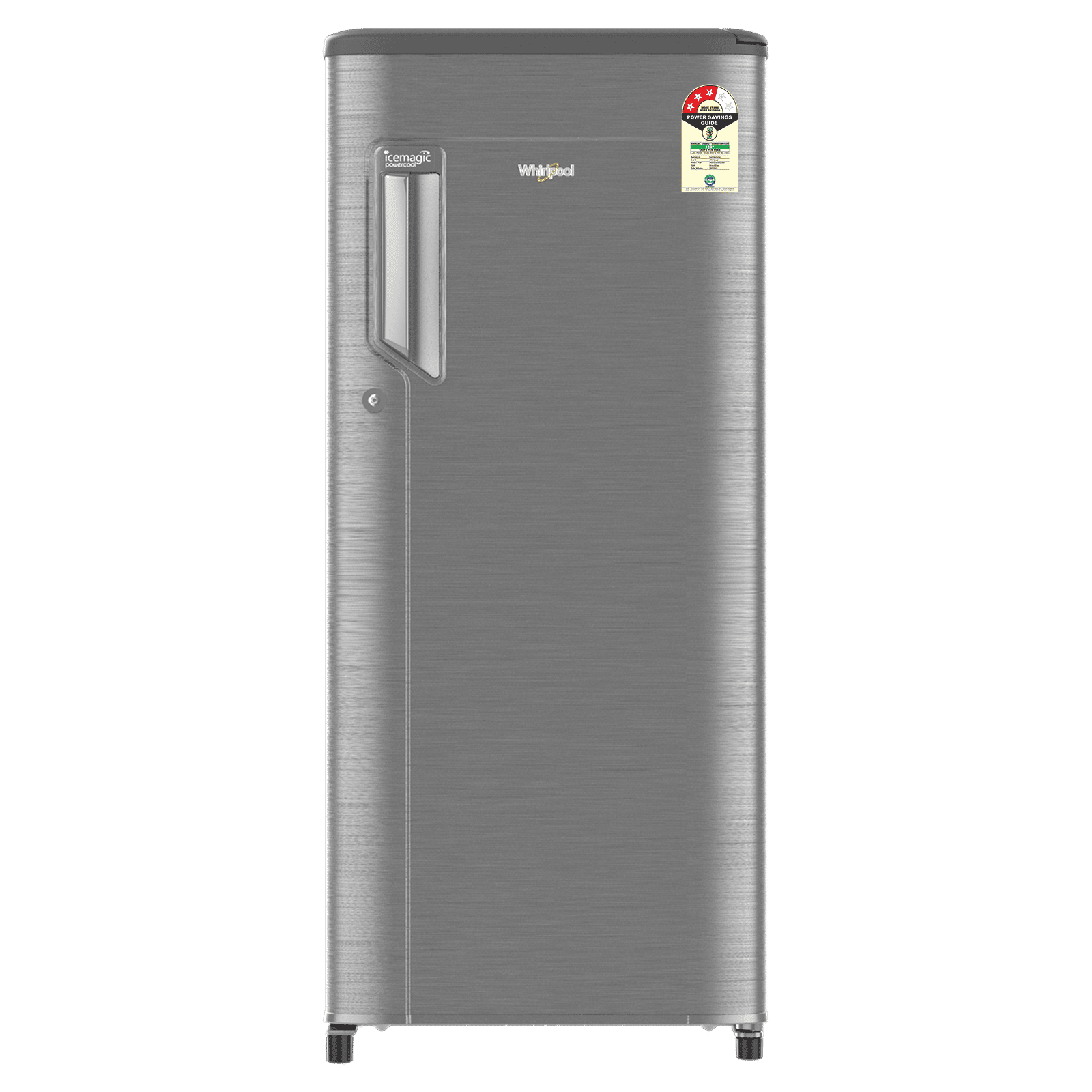 Whirlpool Ice Magic Power Cool 192 Litres 3 Star Direct Cool Singe Door Refrigerator with Stabilizer Free Operation (73621, Grey)