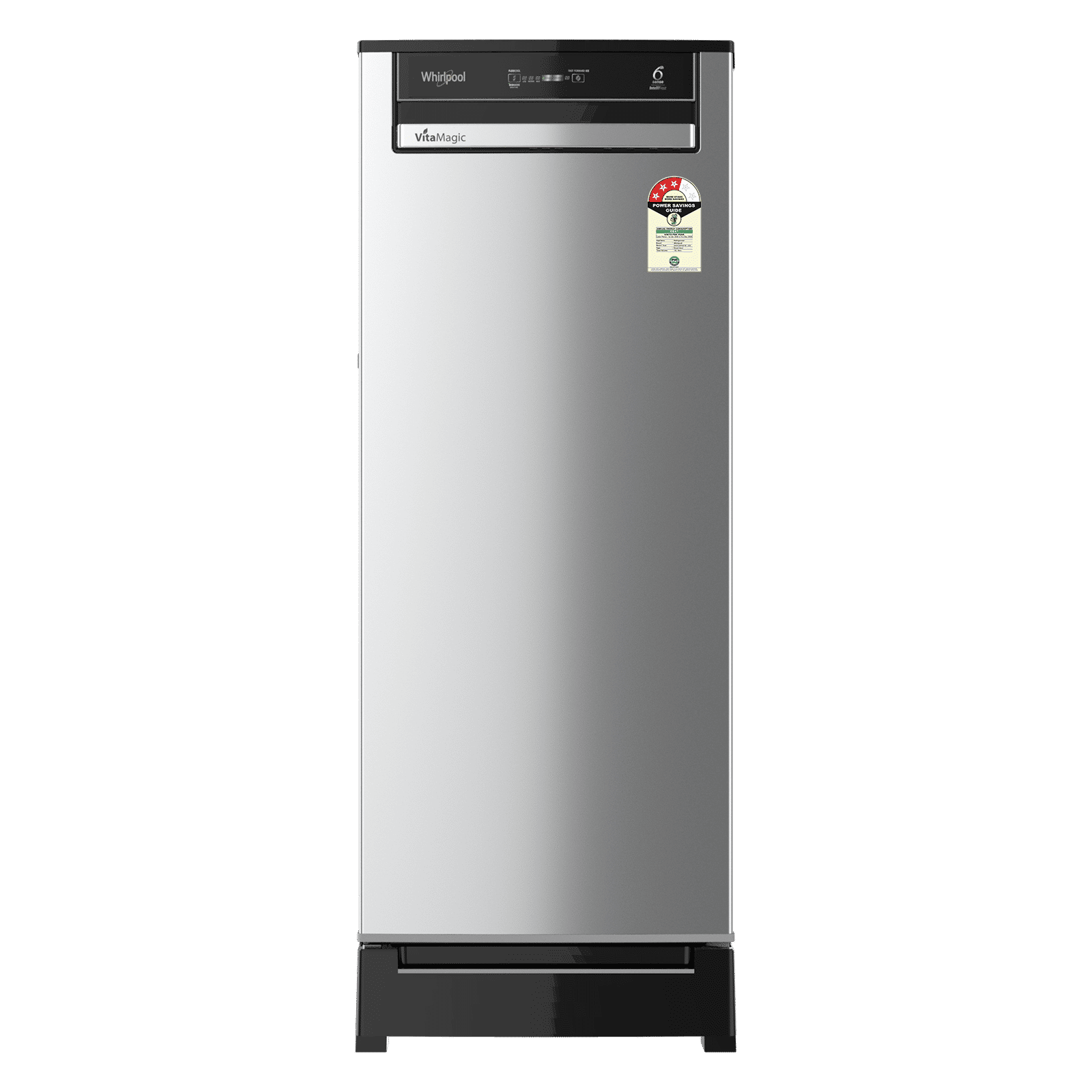 Whirlpool Vitamagic Pro 192 Litres 3 Star Direct Cool Single Door Refrigerator with Zeolite Technology (73698, Alpha Steel)