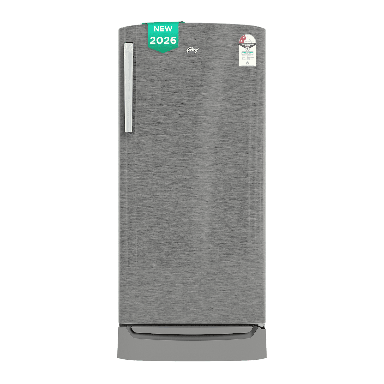 Godrej Marvel 184 Litres 2 Star Direct Cool Single Door Refrigerator with Advanced Capillary Technology (52141501SD03859, Fossil Steel) (2026 Model)