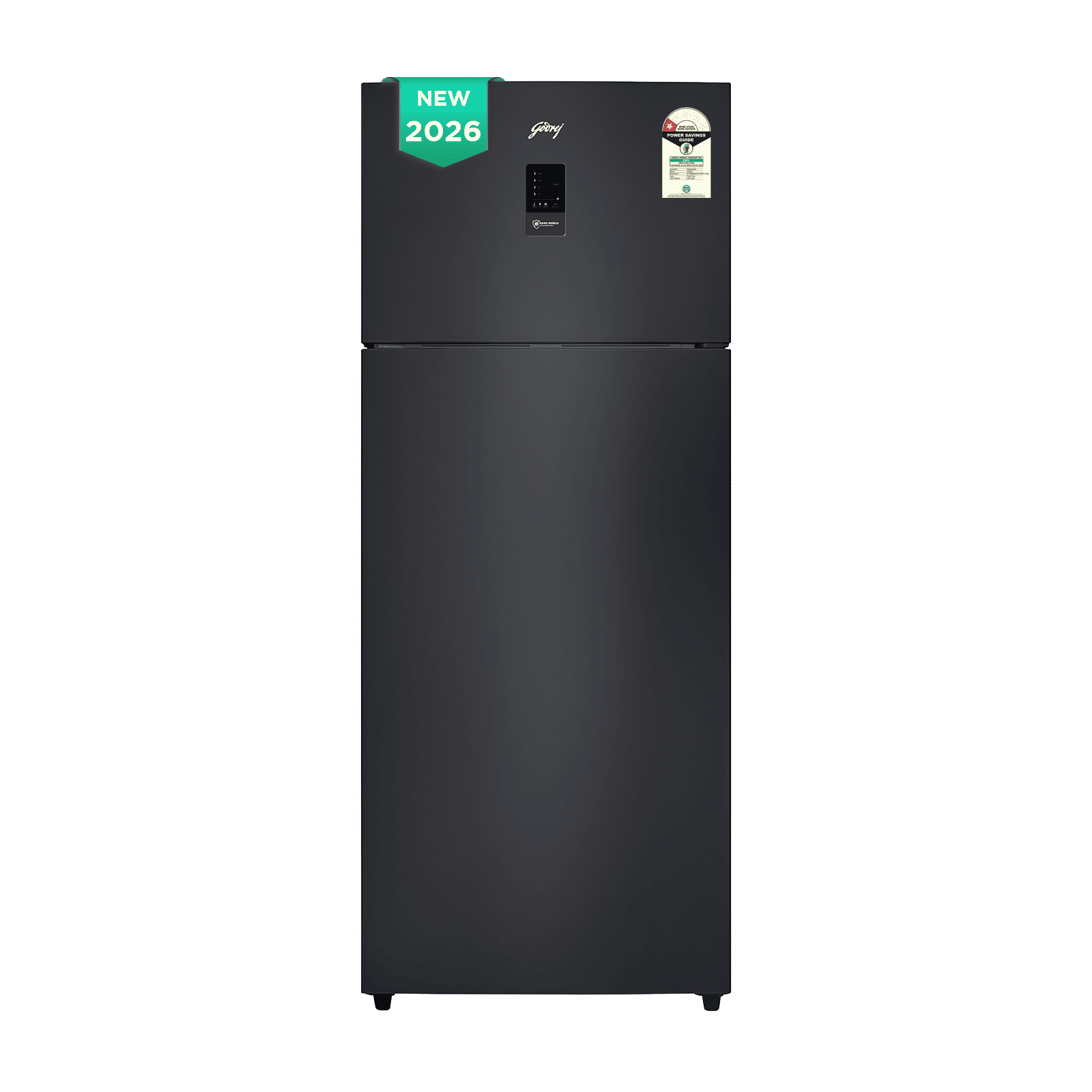 Godrej Regalis 436 Litres 1 Star Frost Free Double Door Refrigerator with Nano Shield Technology (52141501SD03996, Matt Black) (2026 Model)