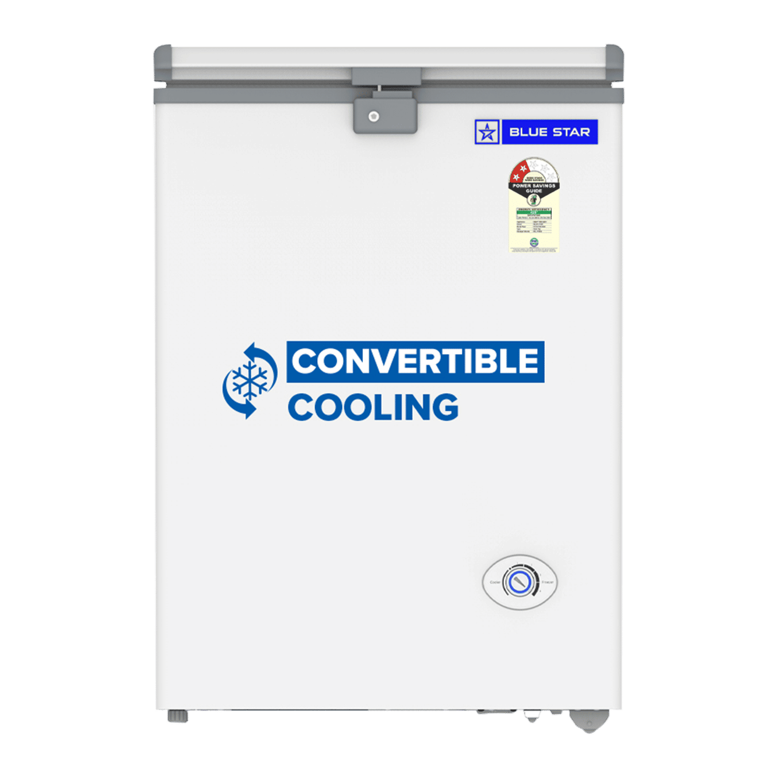 Blue Star N Series 99 Litres 2 Star Direct Cool Single Door Deep Freezer with Quadracool Technology (HT2-N130, White)