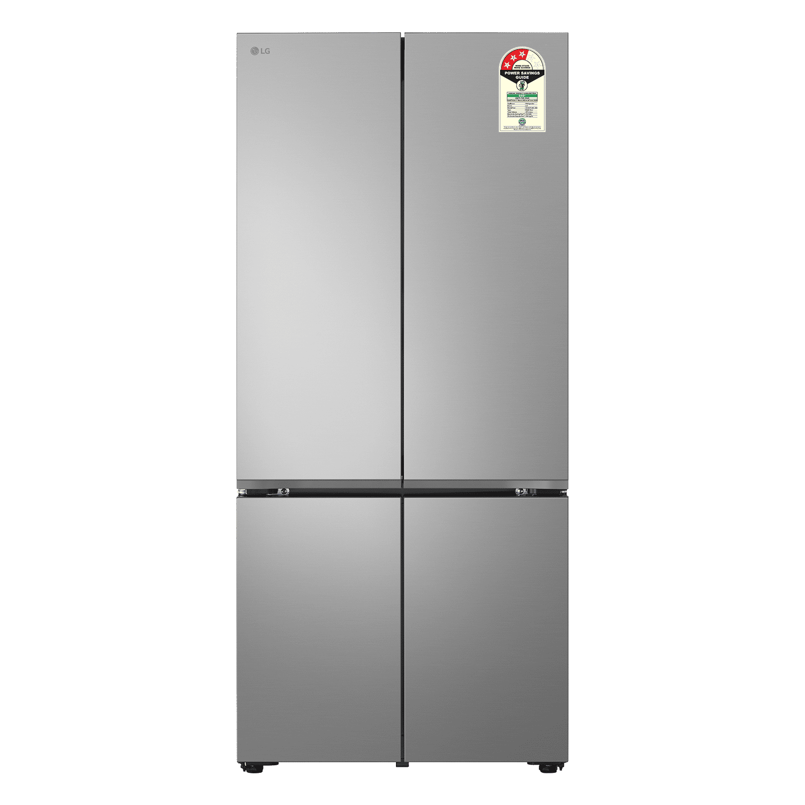 LG 574 Litres 3 Star Frost Free Side by Side Refrigerator with Smart Diagnosis (GVB23FFLMB, Prime Silver) (2026 Model)