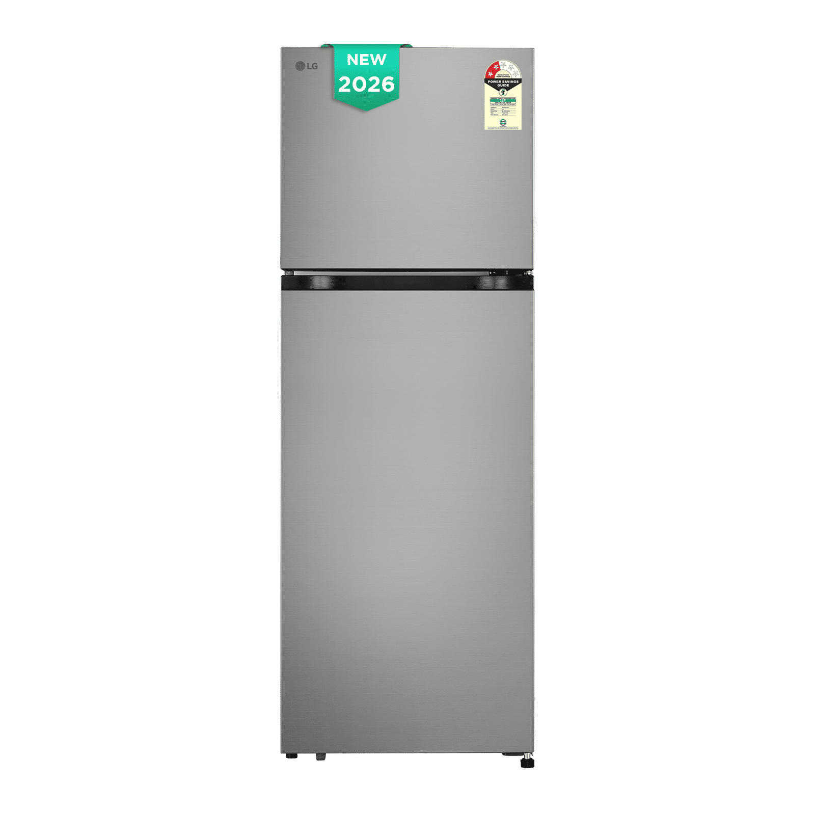 LG 251 Litres 2 Star Frost Free Double Door Convertible Refrigerator with Express Freeze (GLT2526XWPZ, Shiny Steel) (2026 Model)