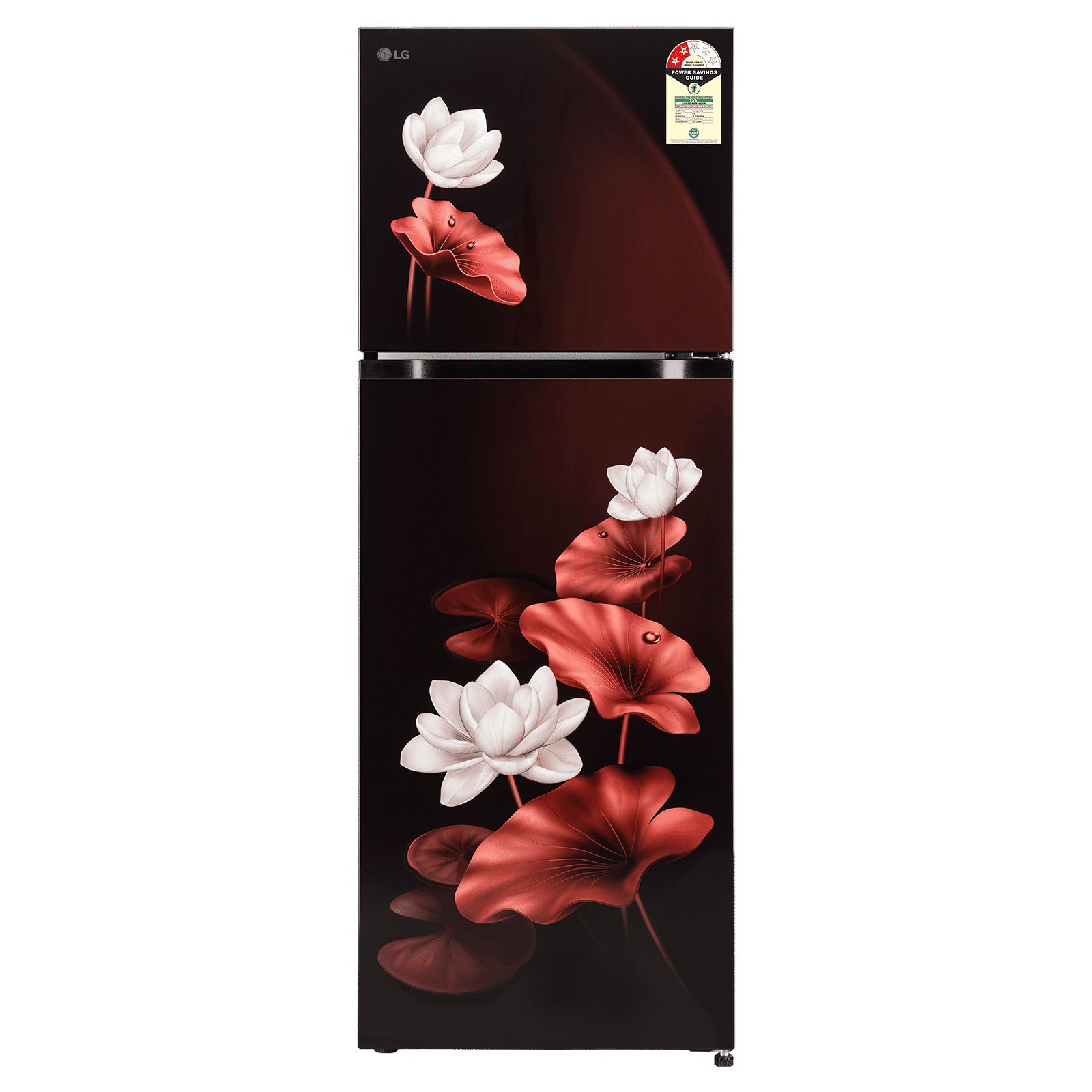 LG 251 Litres 2 Star Frost Free Double Door Convertible Refrigerator with Express Freeze (GLT2526XWSL, Scarlet Lotus)