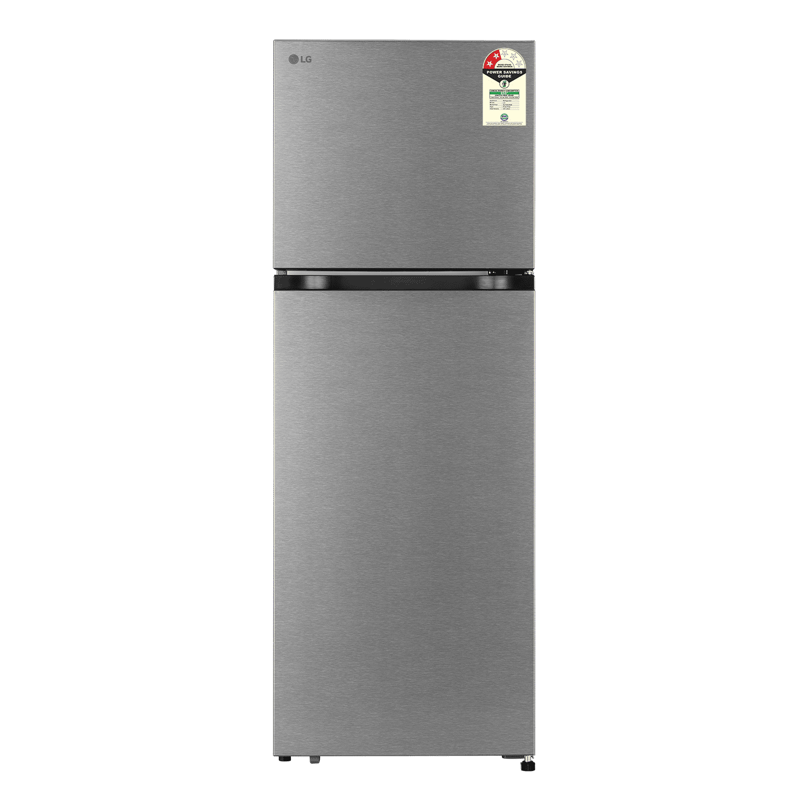LG 251 Litres 2 Star Frost Free Double Door Refrigerator with Inverter Compressor (GLT2526WWDS, Dazzle Steel)