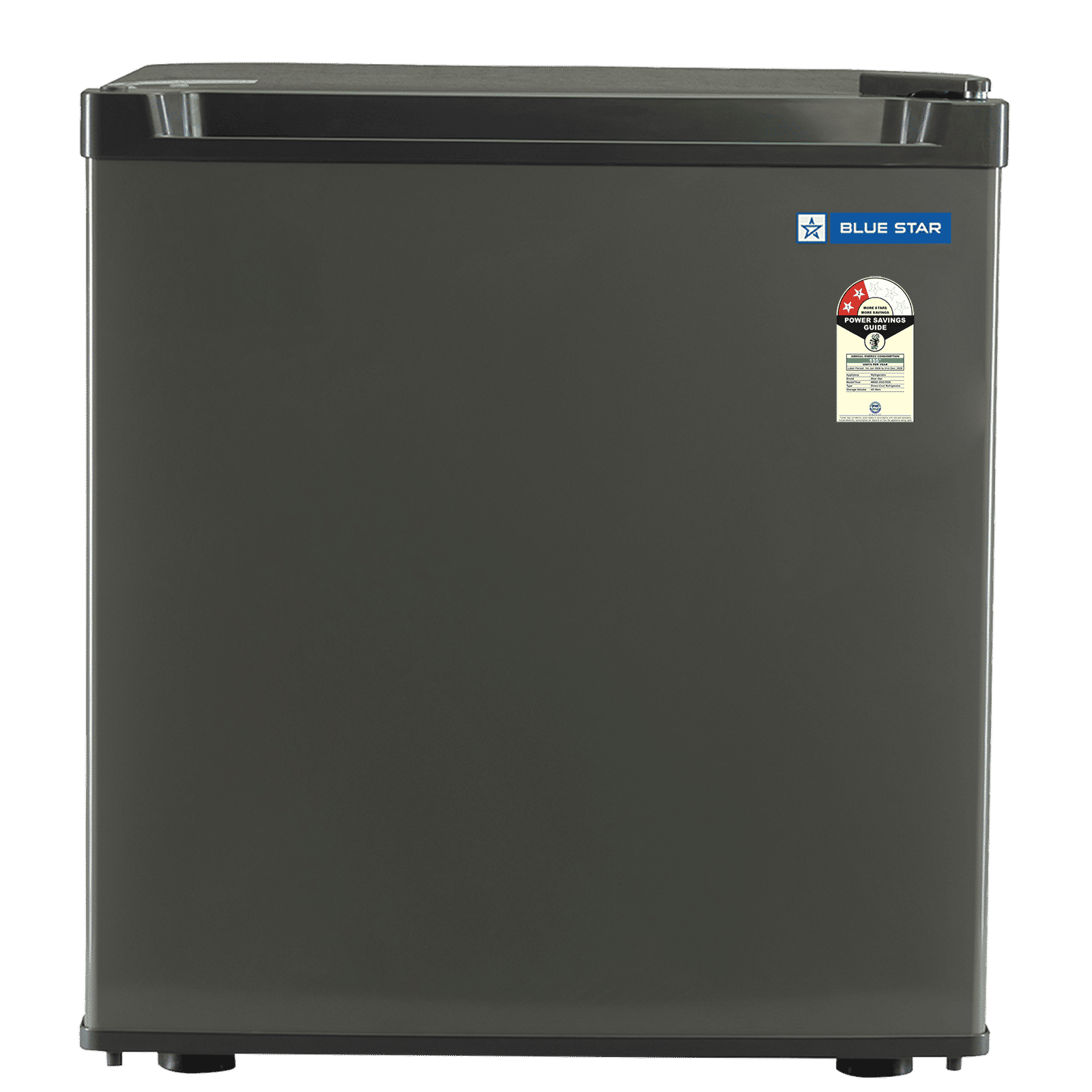 Blue Star G Series 45 Litres 2 Star Direct Cool Single Door Mini Refrigerator with Reversible Door (MR60-2GG, Grey)