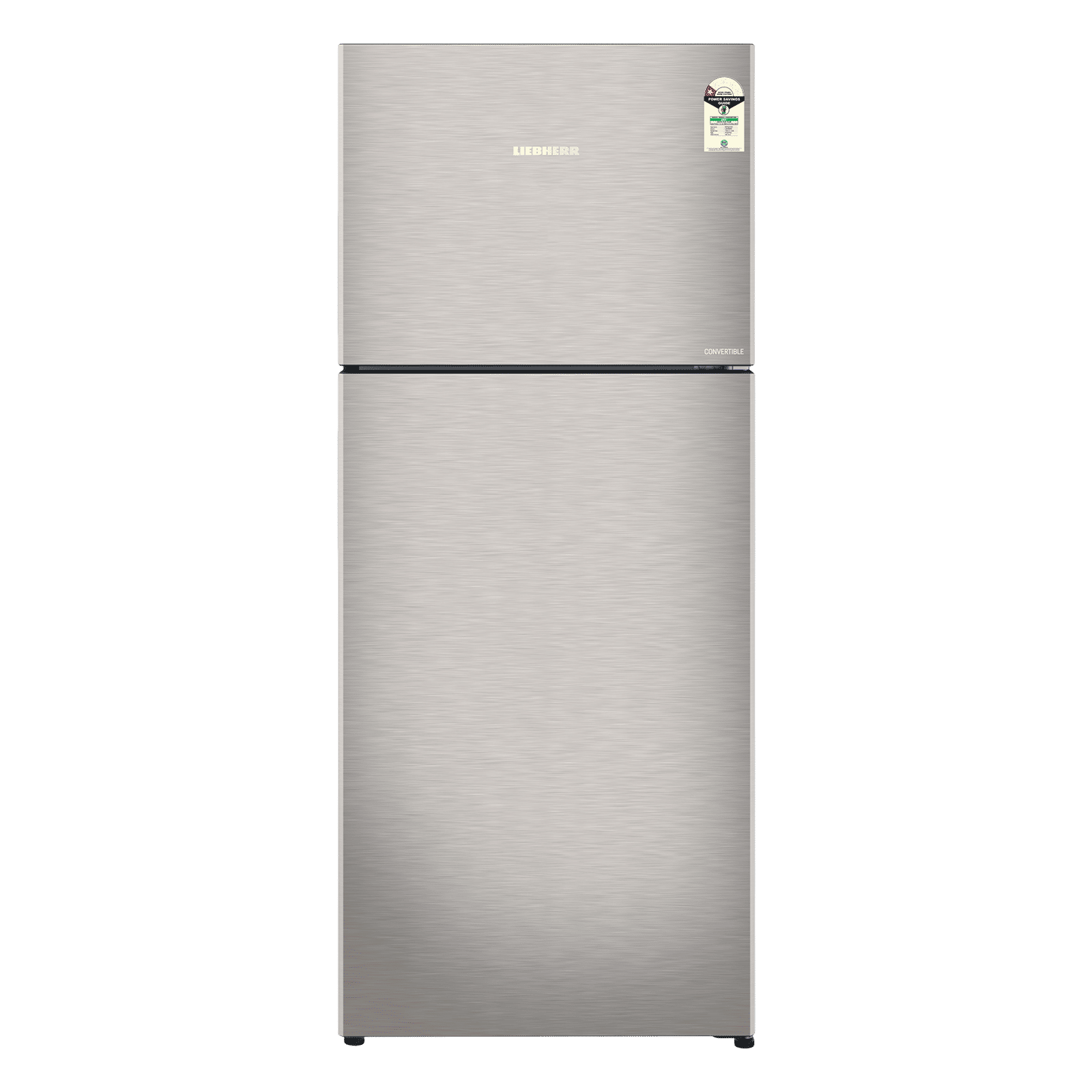 LIEBHERR Cluster 3 380 Litres 1 Star Frost Free Double Door Convertible Refrigerator with Duo Cooling (TVPssA 3831, Stainless Steel)