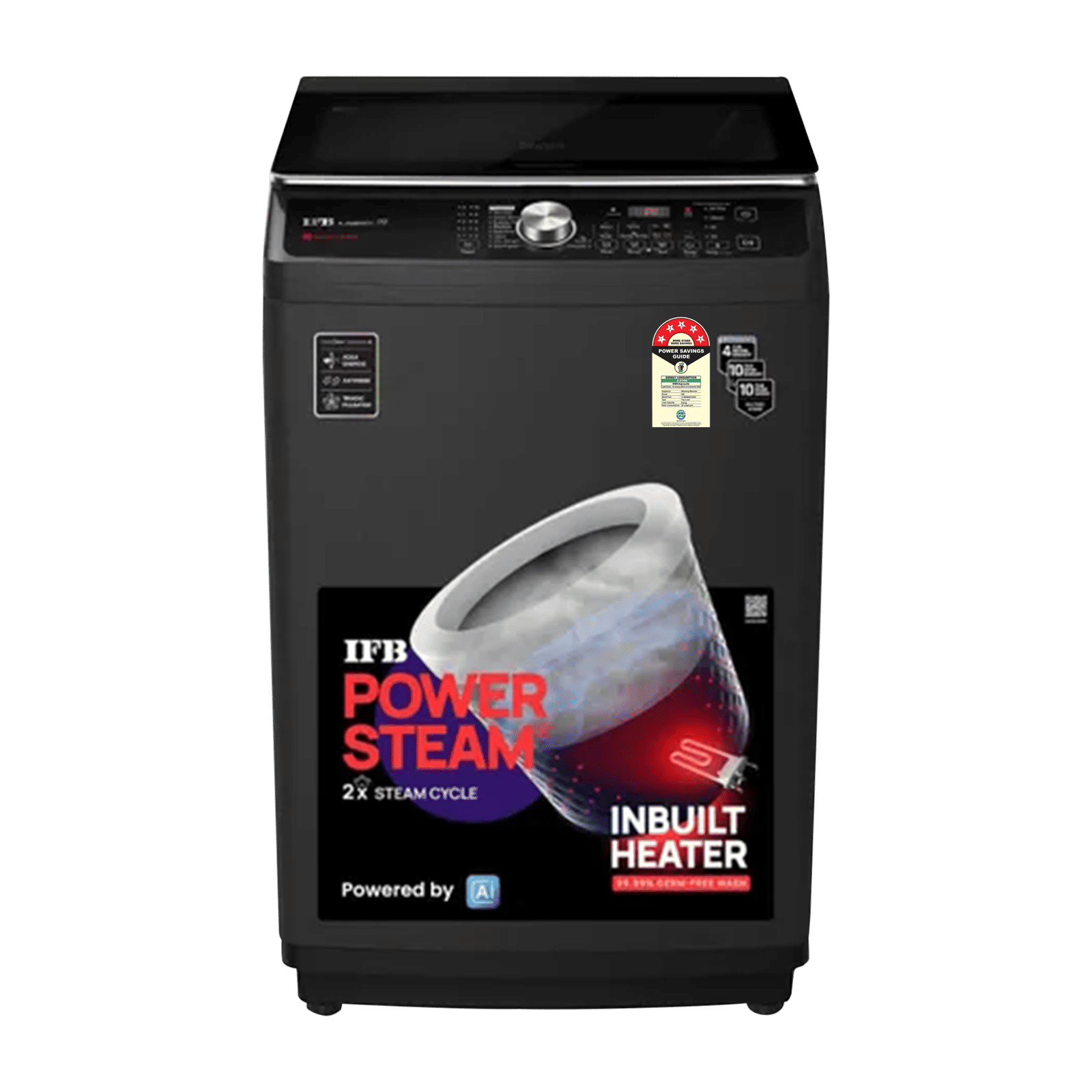 IFB 9 kg 5 Star Fully Automatic Top Load Washing Machine (TL900NB2S, 8903287032653, With Eco Inverter, Noir Black)