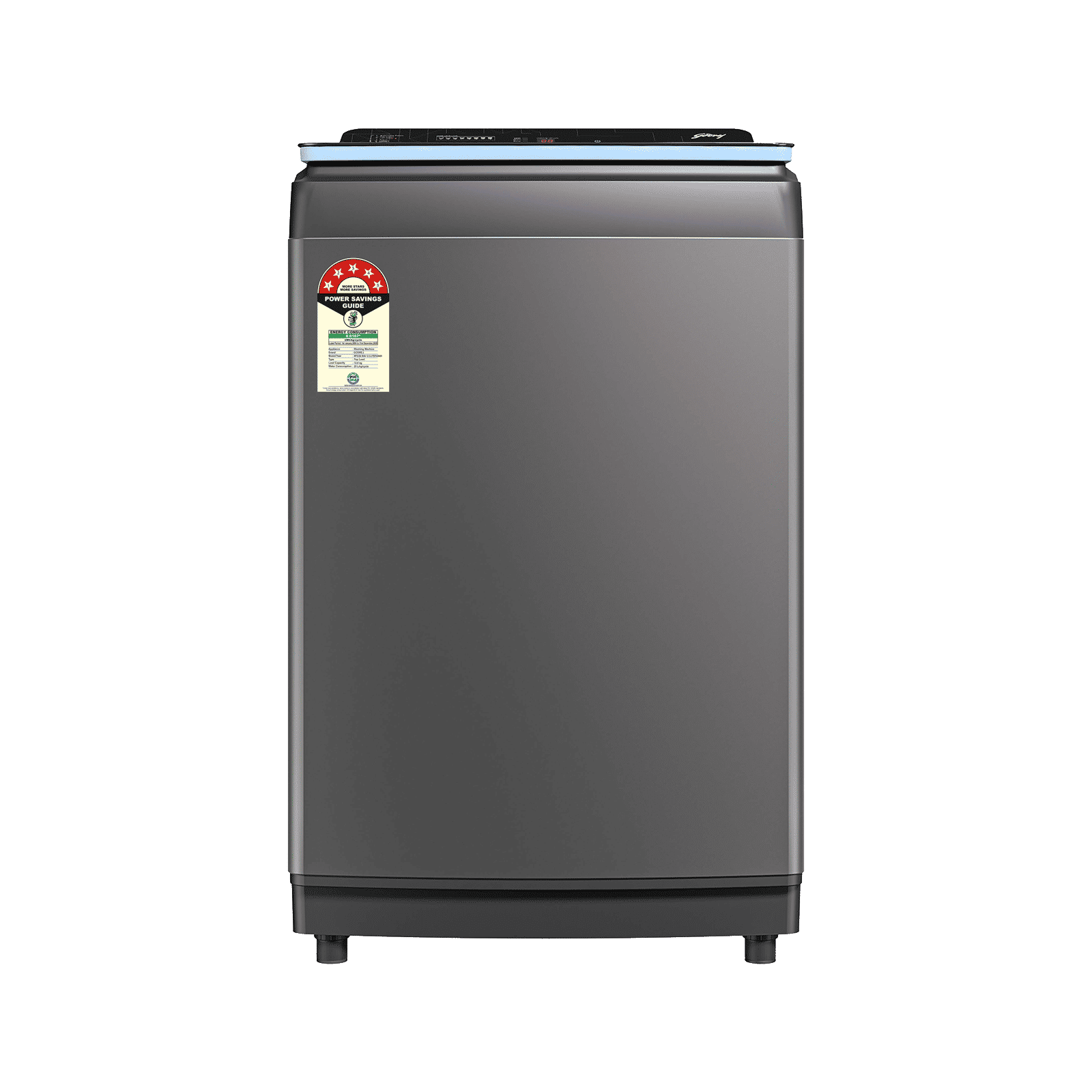 Godrej 12 kg 5 Star Fully Automatic Top Load Washing Machine (Rhine, 52141601SD00583, In-Built Heater, Glacial Grey)