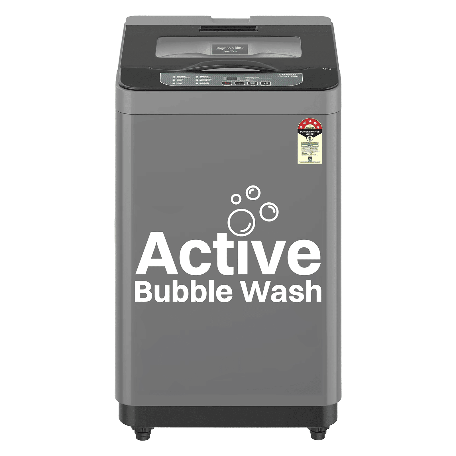 Croma 7 kg 5 Star Fully Automatic Top Load Washing Machine ( Spin Dry Function, Grey)