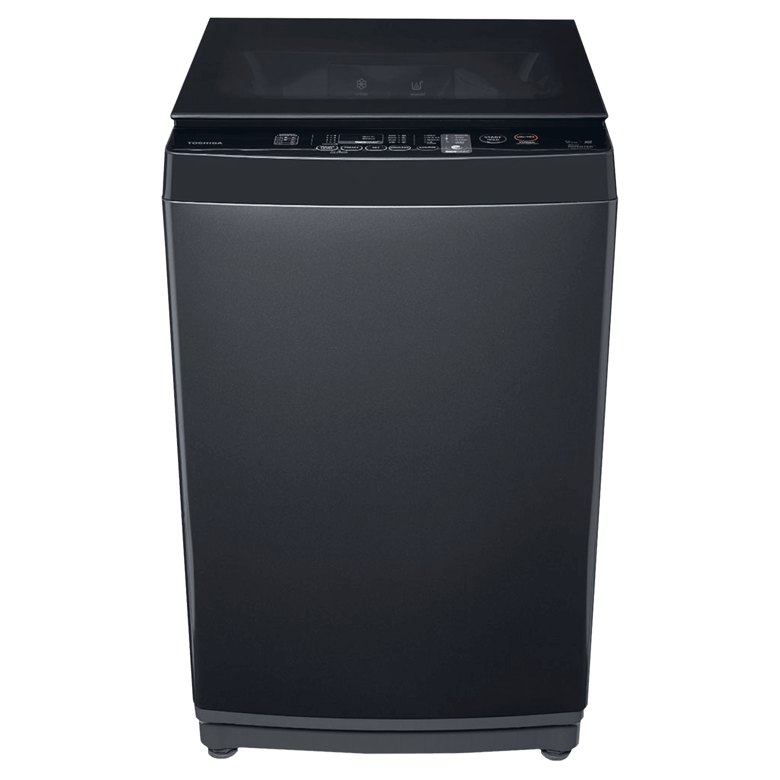 TOSHIBA 8 kg 5 Star Inverter Fully Automatic Top Load Washing Machine (AW-DJ900D-IND, i-Clean Function, Dark Silver)