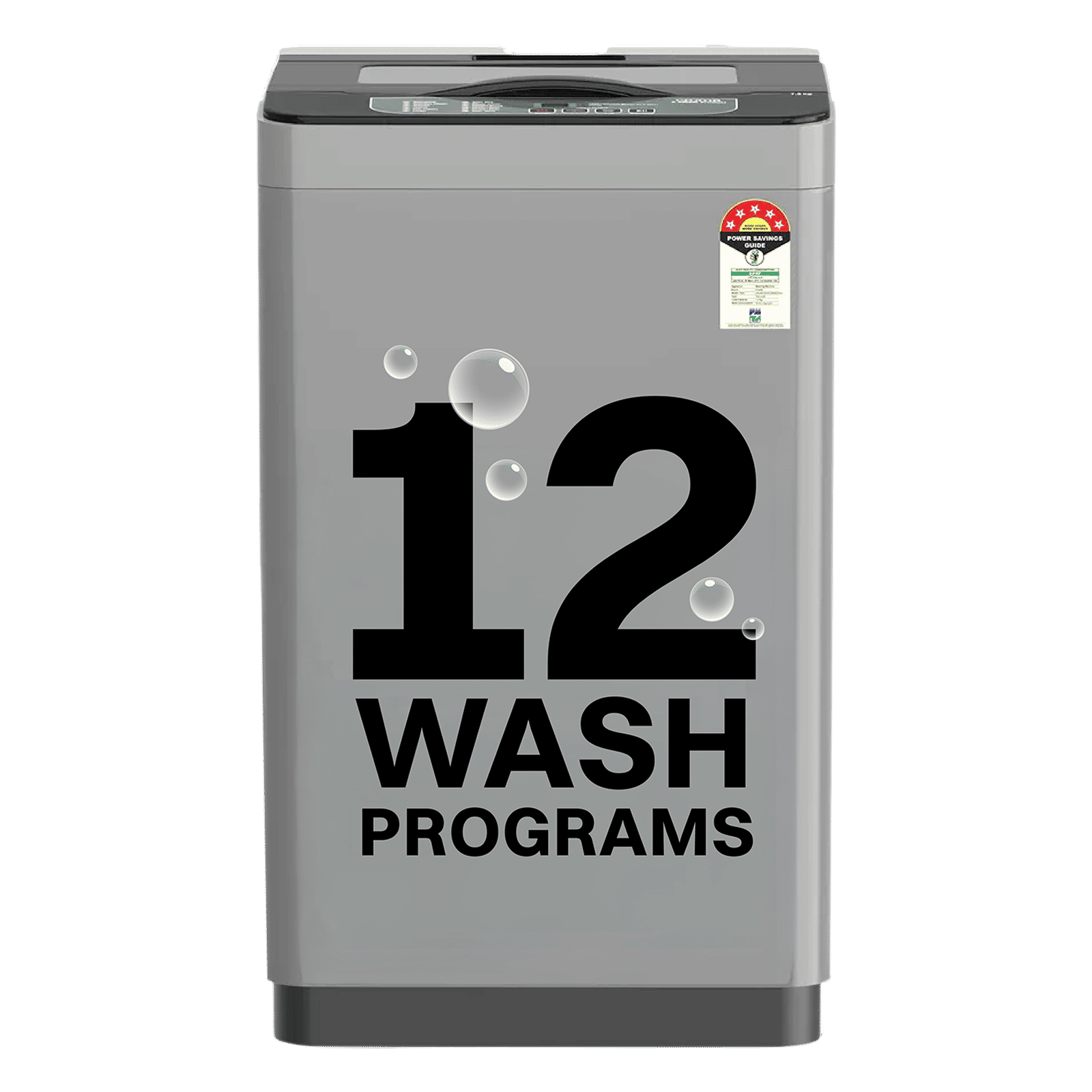 Croma 7.5 Kg 5 Star Fully Automatic Top Load Washing Machine ( Anti-Bacterial Shield, Dark Grey)