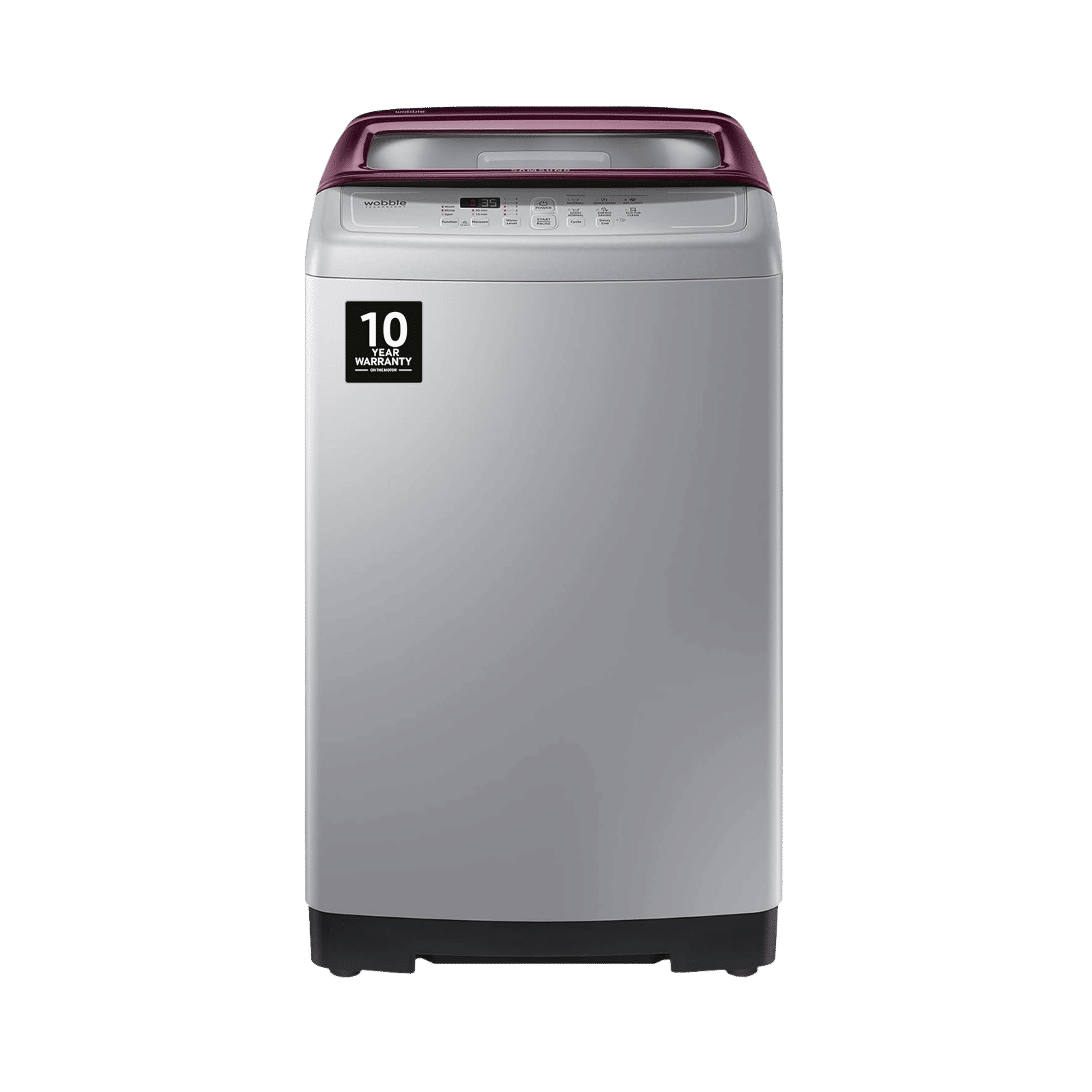 SAMSUNG 7.5 kg Inverter Fully Automatic Top Load Washing Machine (WA75A4022FS/TL, Diamond Drum, Imperial Silver)