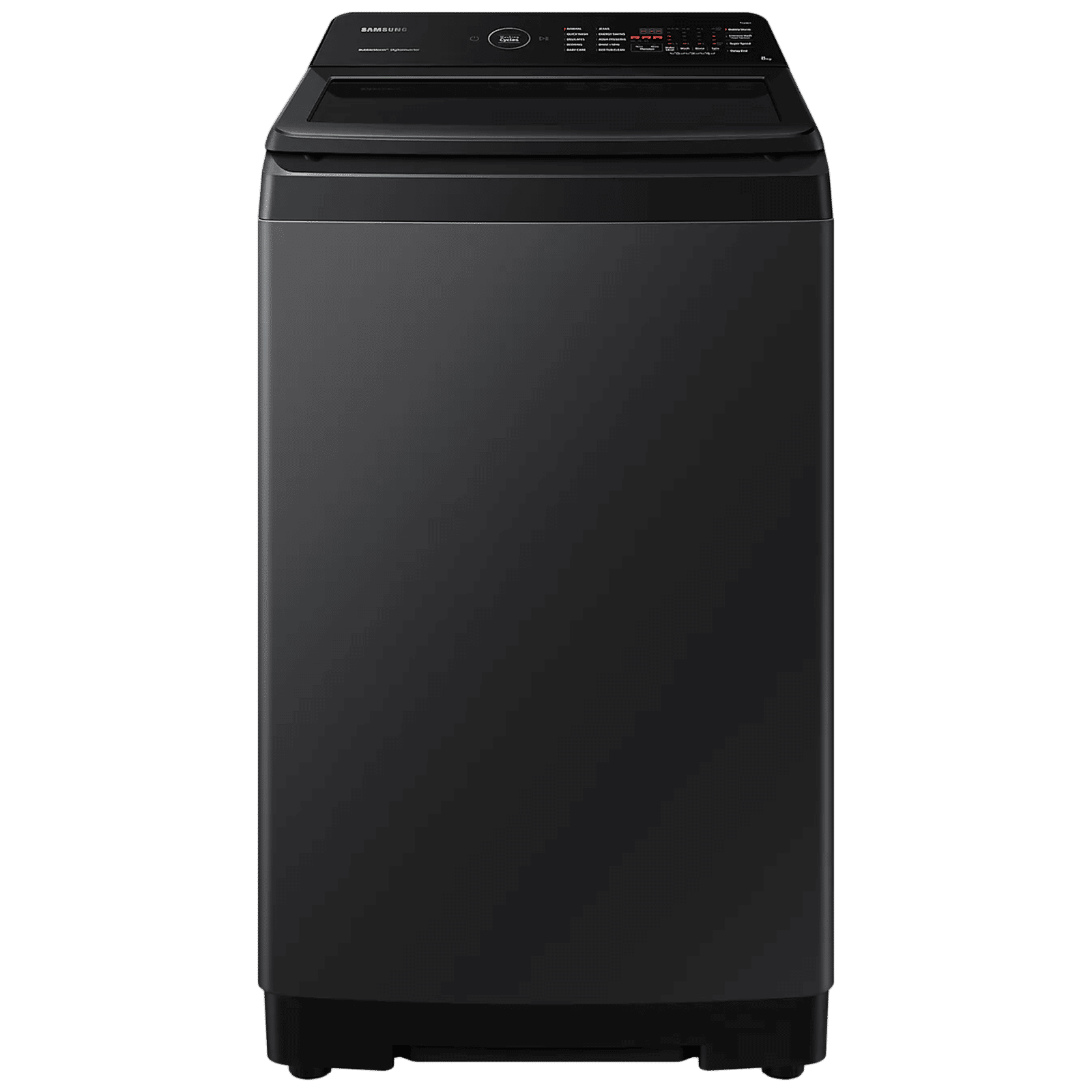 SAMSUNG 8 kg 5 Star Fully Automatic Top Load Washing Machine (WA80BG4545BVTL, Diamond Drum, Black Caviar)