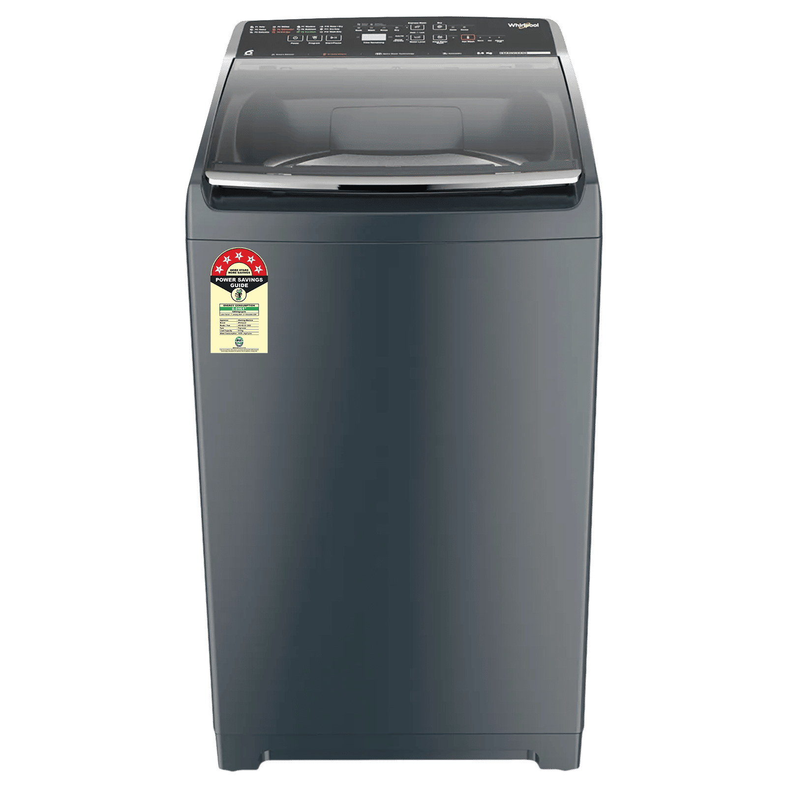 Whirlpool 8.5 kg 5 Star Fully Automatic Top Load Washing Machine (Stainwash Pro Plus, 31639, In-built Heater, Midnight Grey)