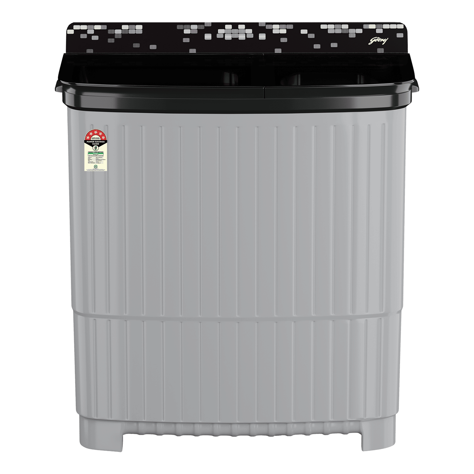 Godrej 12 kg 5 Star Semi Automatic Washing Machine with In-Built Soak Technology (Edge Uno, WS EDGE UNO 120 5.0 TB4, Graphite Grey)