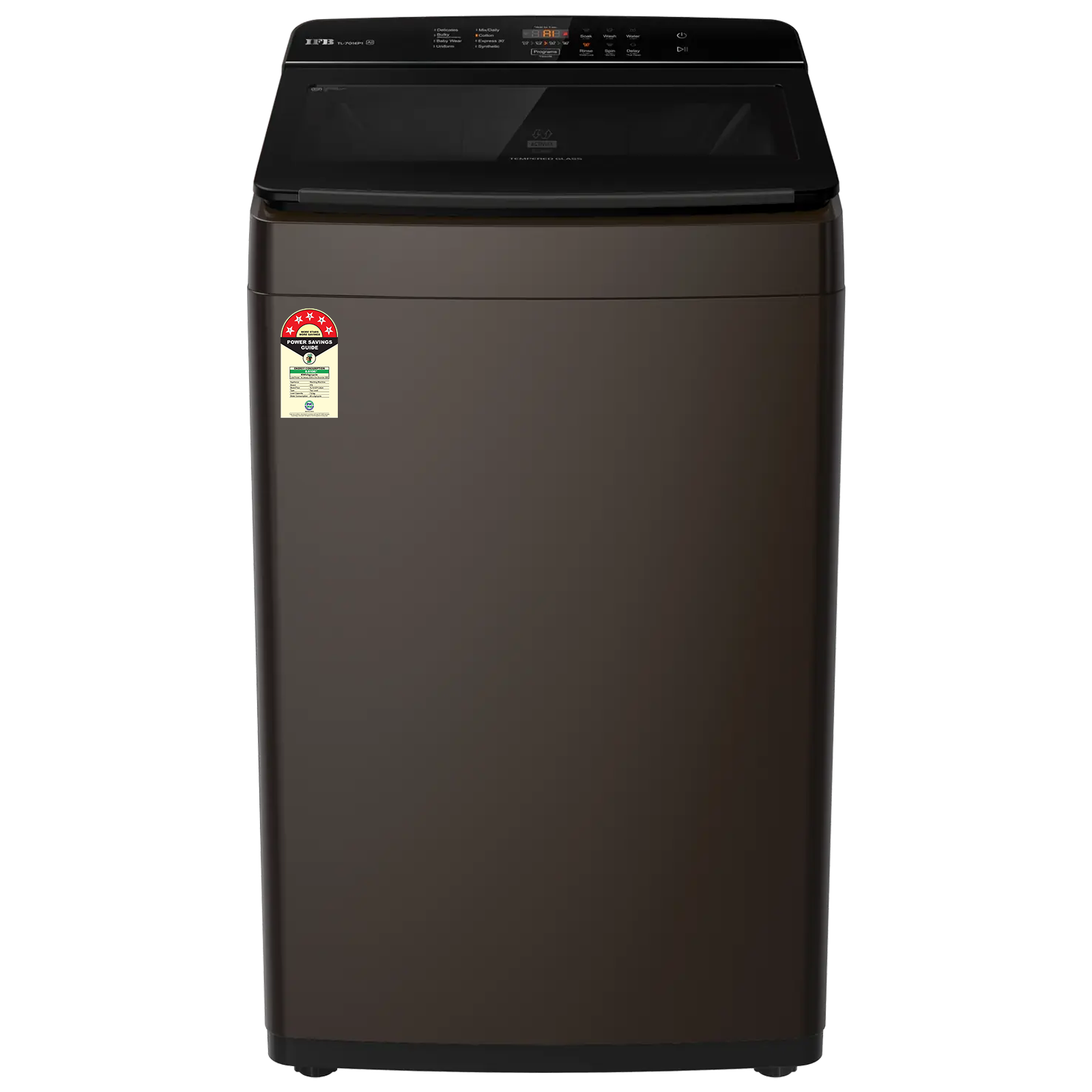 IFB 7 kg 5 Star Fully Automatic Top Load Washing Machine (TL701EP1, Powered By AI, Espresso)