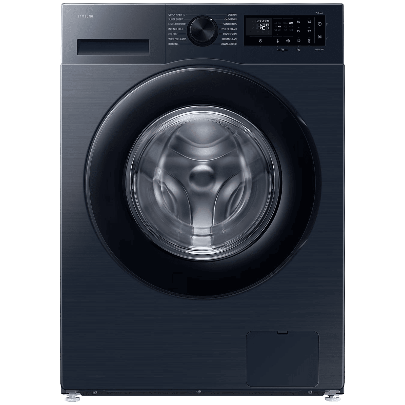 SAMSUNG 9 kg 5 Star Wi-Fi Inverter Fully Automatic Front Load Washing Machine (WW90DG5U24ASTL, Energy Mode, Navy)