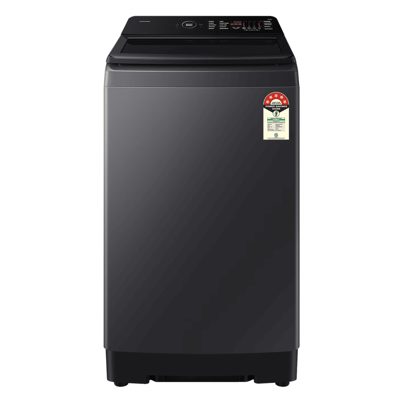 SAMSUNG 8 kg 5 Star Wi-Fi Inverter Fully Automatic Top Load Washing Machine (WA80F08S2BTL, AI VRT+ Technology, Black Caviar)