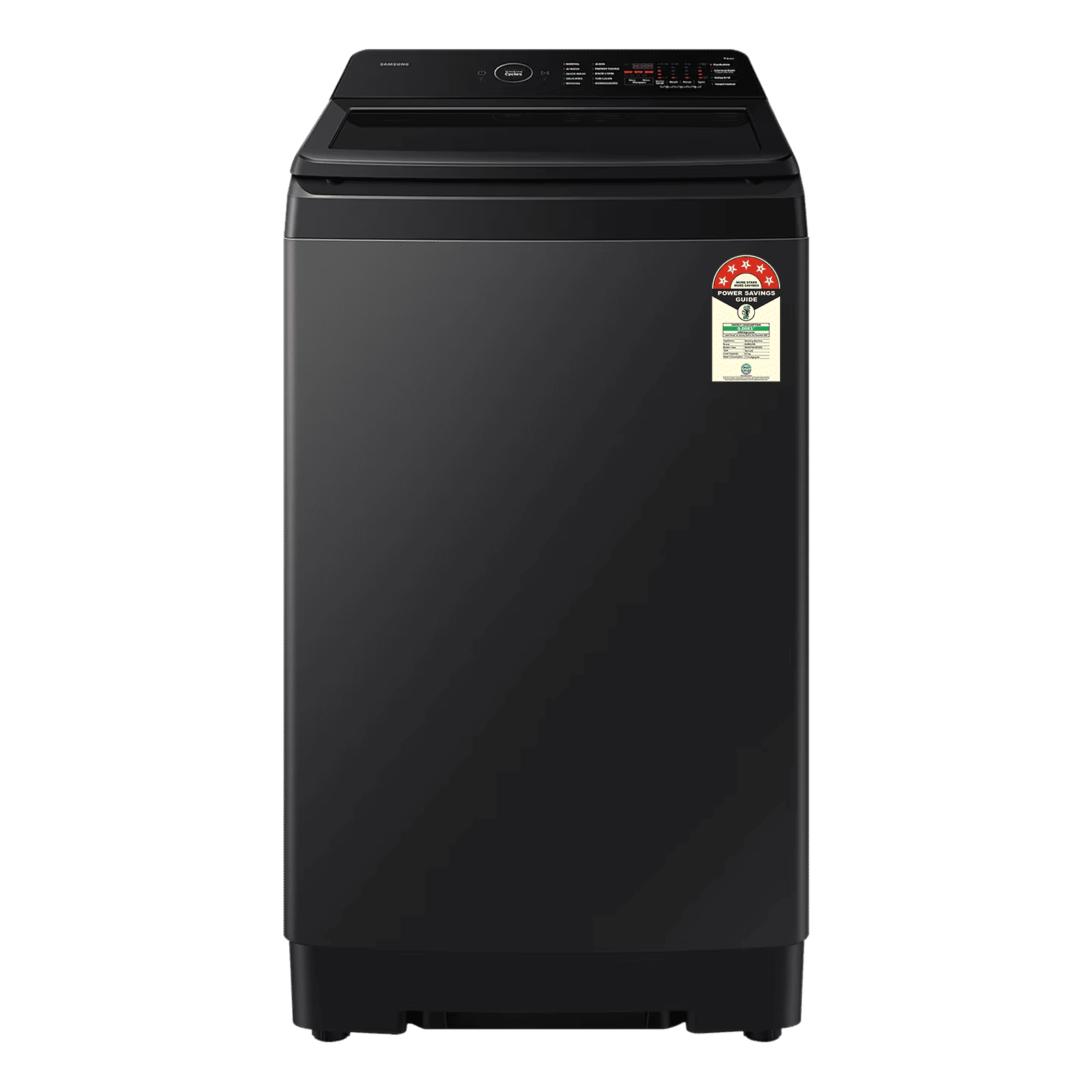 SAMSUNG 8 kg 5 Star Wi-Fi Inverter Fully Automatic Top Load Washing Machine (WA80F08H2BTL, AI VRT+ Technology, Black Caviar)