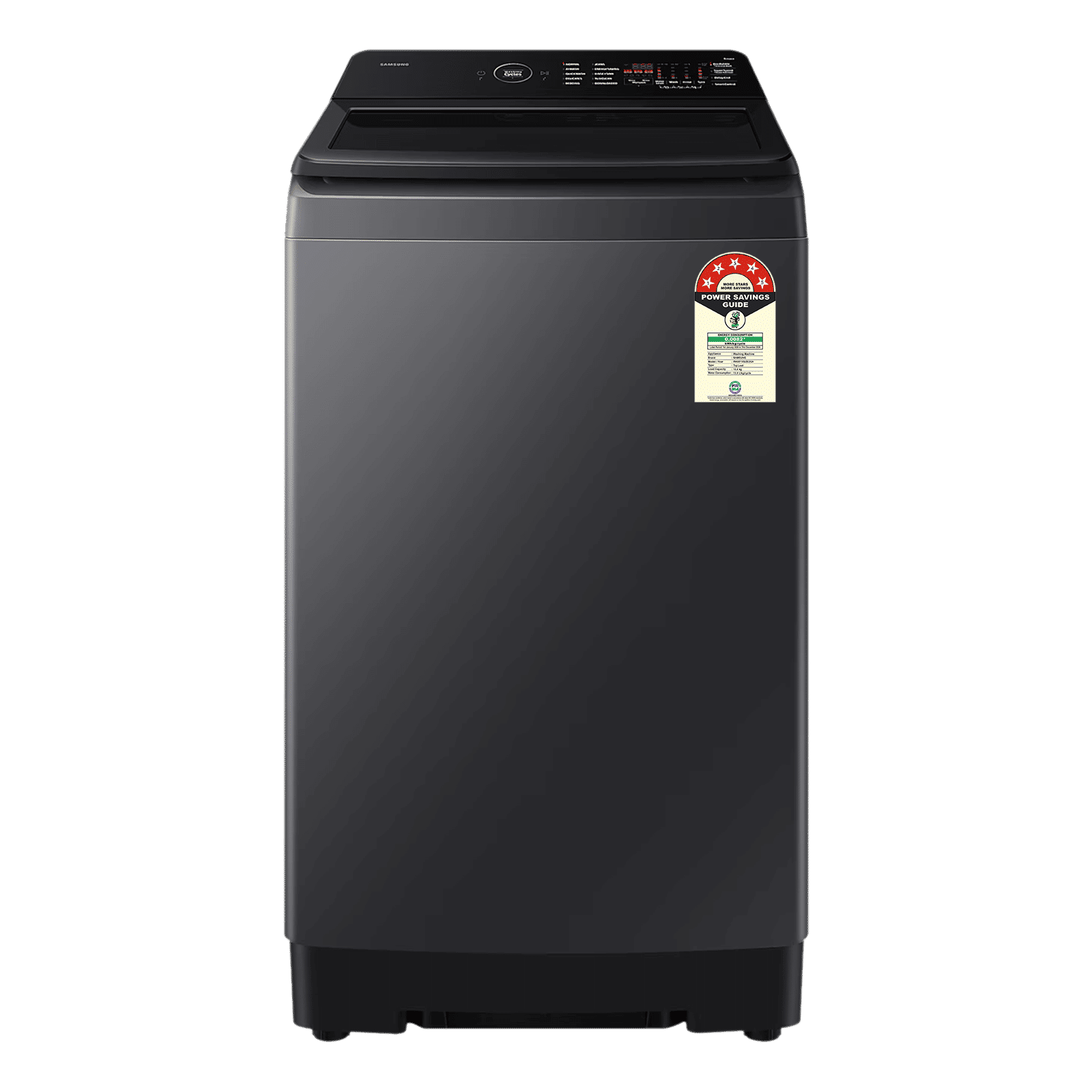 SAMSUNG 10 kg 5 Star Wi-Fi Inverter Fully Automatic Top Load Washing Machine (WA80F10S2BTL, AI VRT+ Technology, Black Caviar)