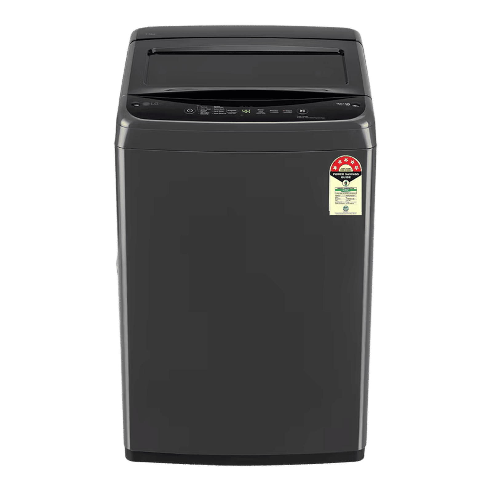 LG 7.5 kg 5 Star Inverter Fully Automatic Top Load Washing Machine (T75VBMB1S.ABMQEIL, In-Built Heater, Middle Black)