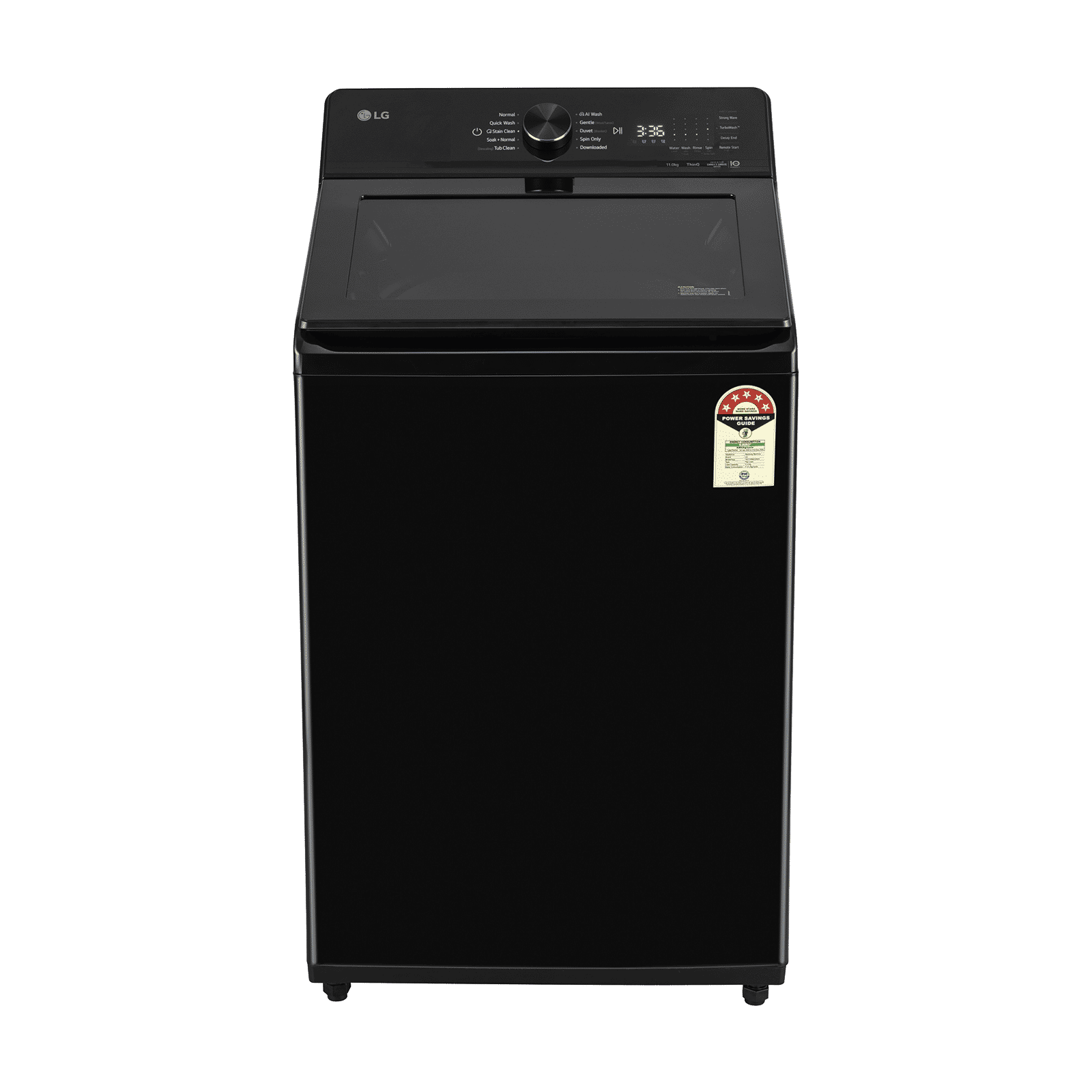 LG 11 kg 5 Star Wi-Fi Inverter Fully Automatic Top Load Washing Machine ( TX Series, TX511SWO, 6 Motion Direct Drive, Onyx Black)