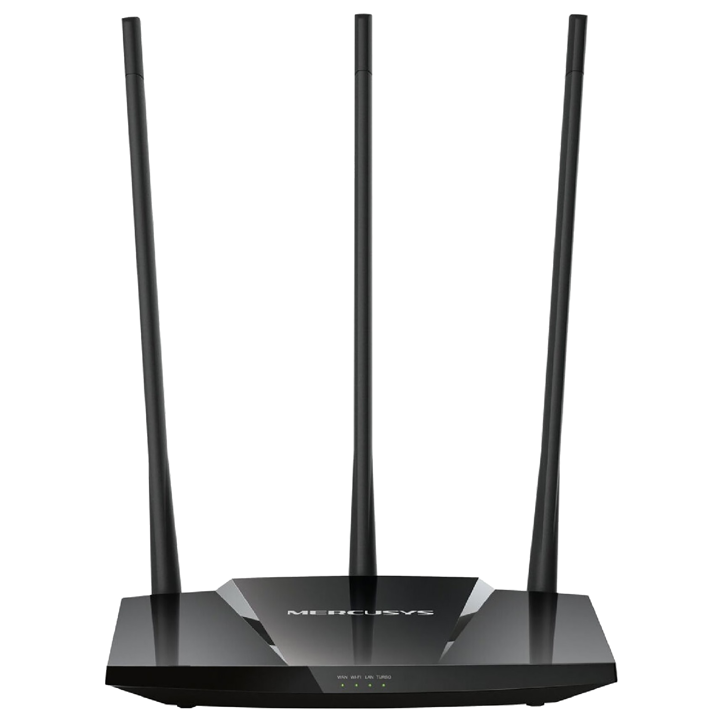 MERCUSYS MW330HP-M Single Band WiFi 4 Router (3 Antennas, 3 LAN Ports, SU-MIMO, Black)