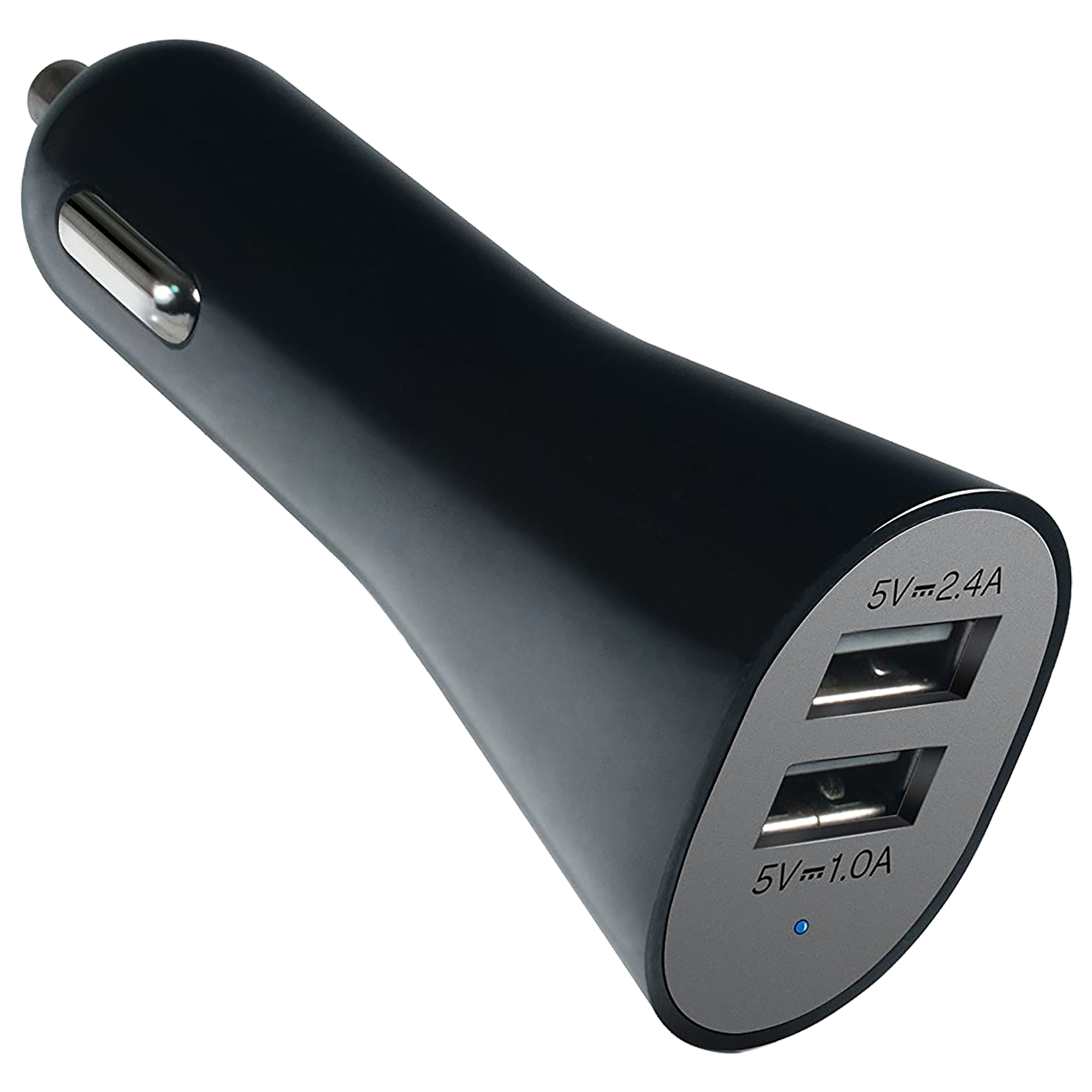 AT&T CC34 2 USB Ports Car Charging Adapter (Led Indicator, Black)