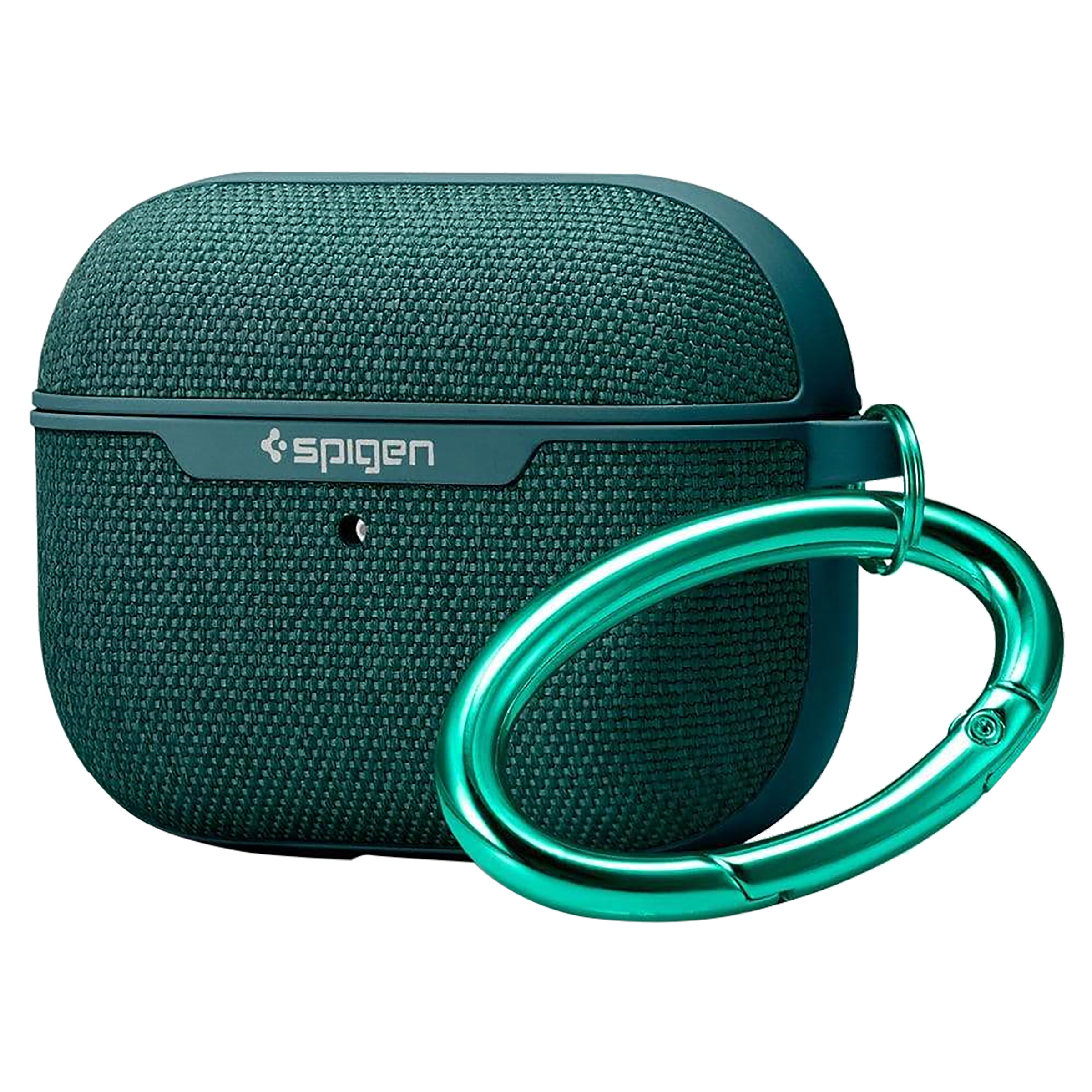 spigen Urban Fit PC & Fabric Full Cover Case For AirPods Pro (Scratch-Free, ASD00825, Midnight Green)