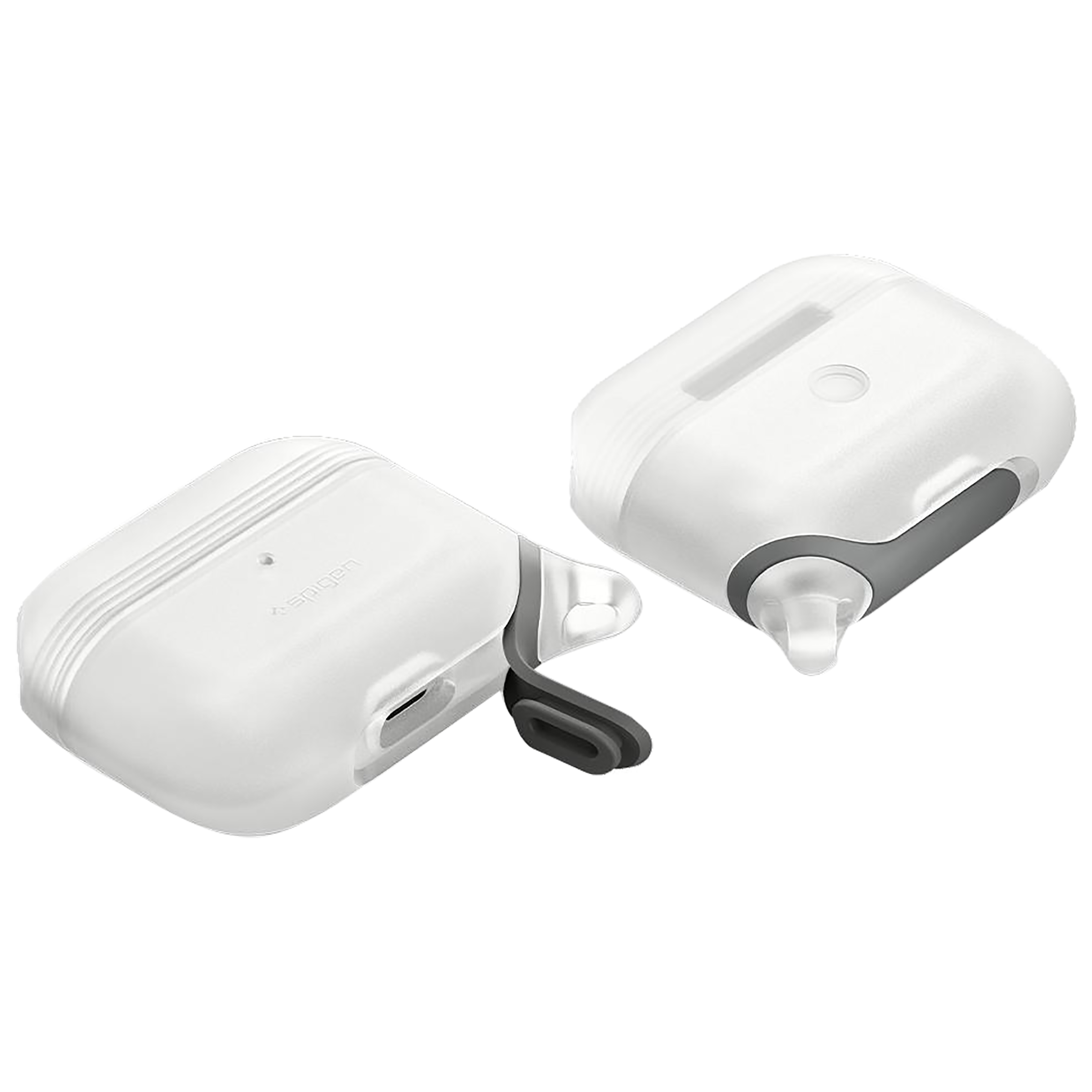 spigen Slim Armor IP Silicone Full Cover Case For AirPods Pro (Fully  Compatible With Wireless Charging, ASD02236, Frost Clear)