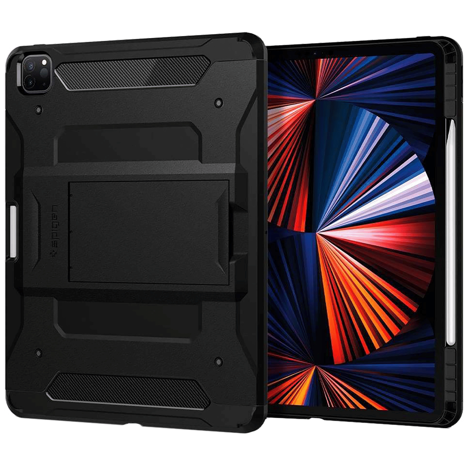 Buy Spigen Tough Armor Pro TPU & PC Back Case with Stand For iPad Pro 12.9