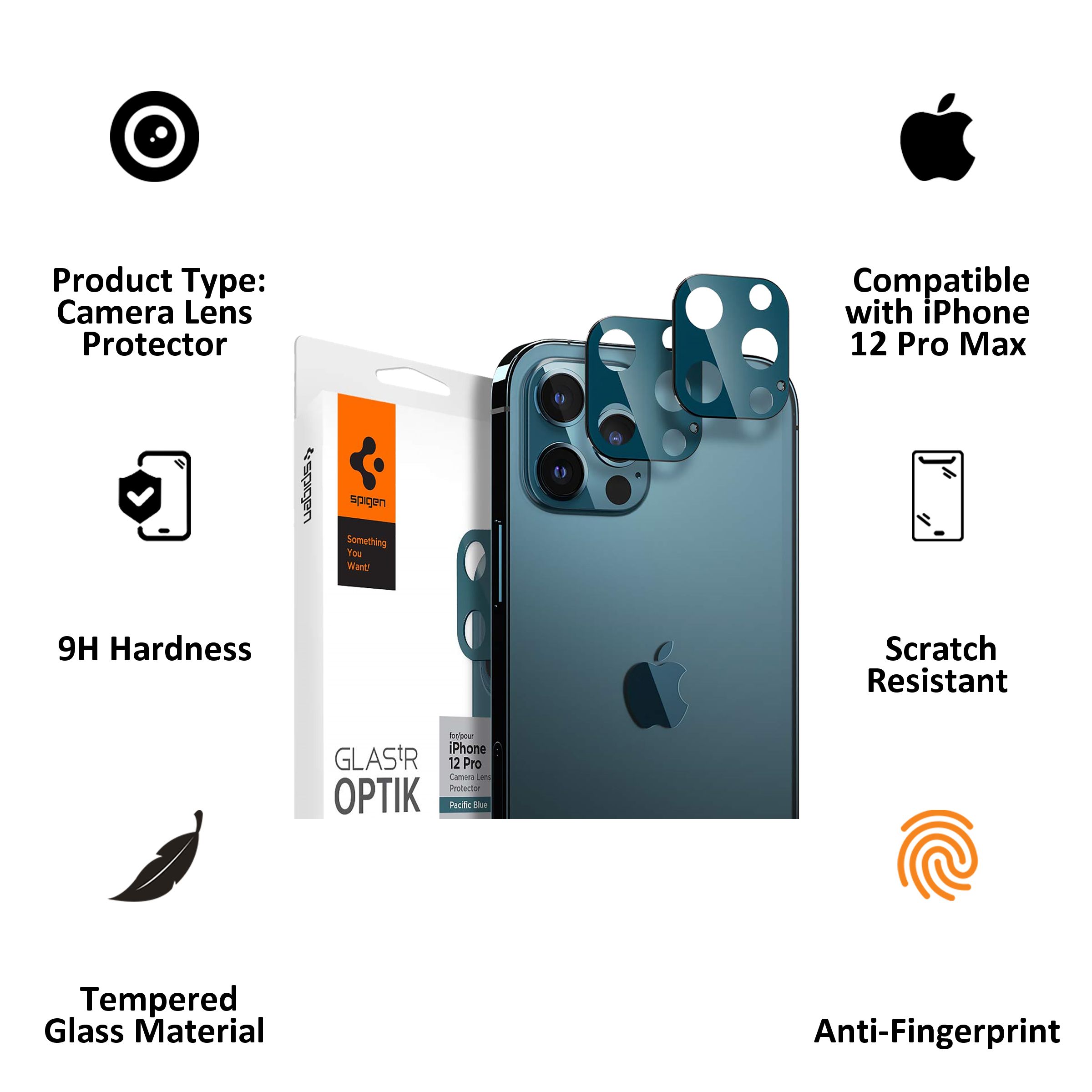 Buy Spigen Optik Camera Lens Protector For iPhone 12 Pro