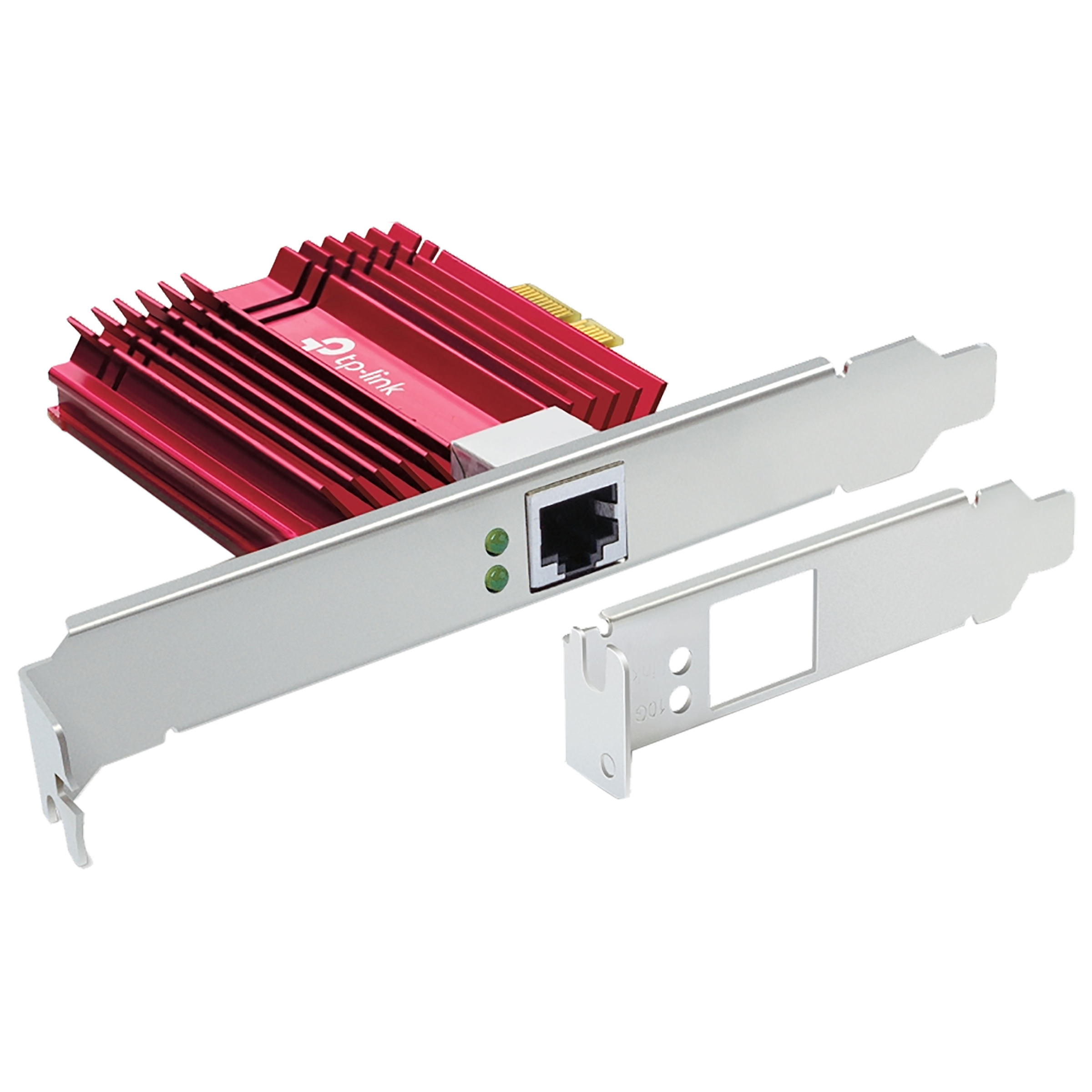 Tp-Link TX401 Network Adapter (1 LAN Port, 10 Gbps Networking, Versatile Compatibility, Red)