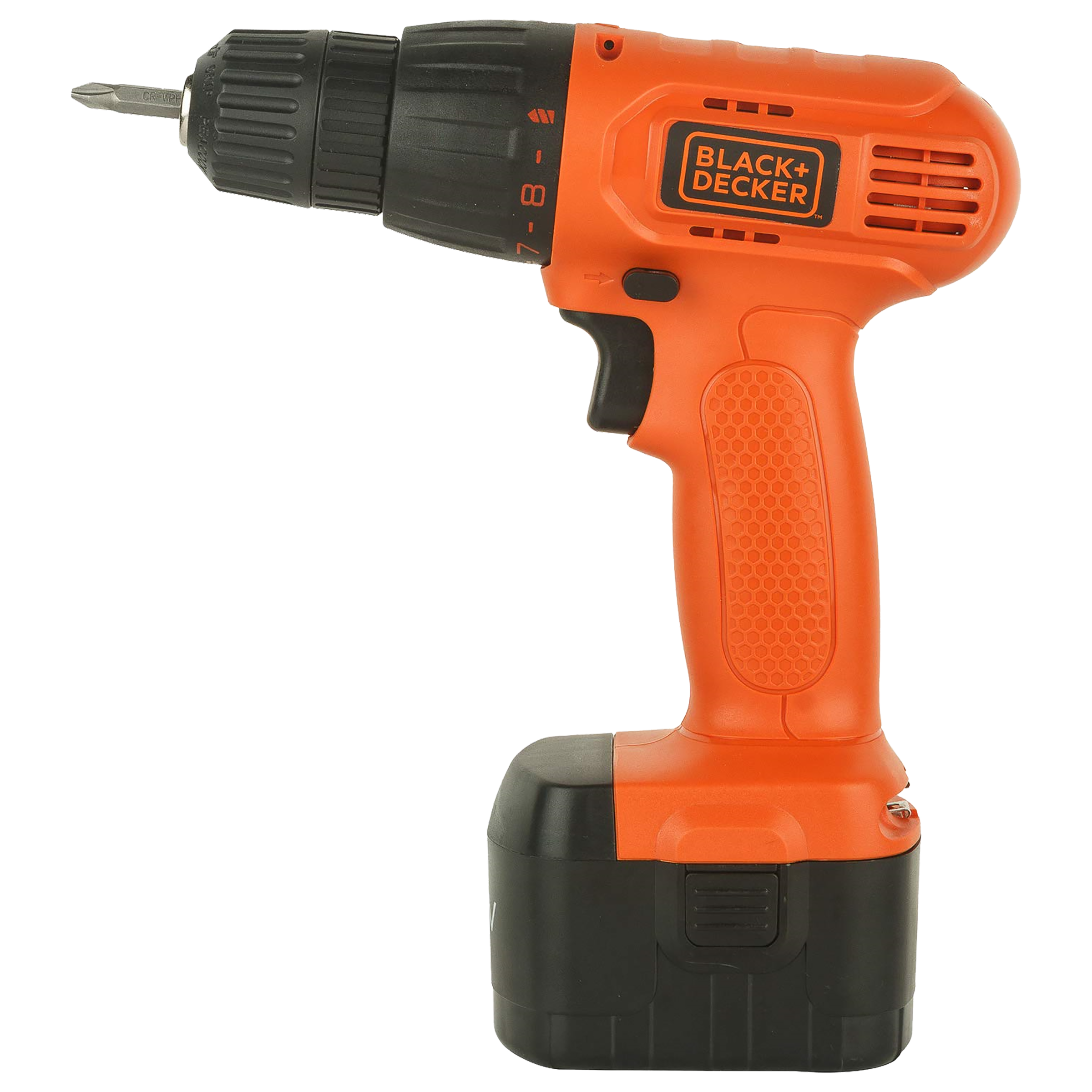 BLACK+DECKER CD121B2-IN Cordless Drill (Optimizes Balance, Orange)