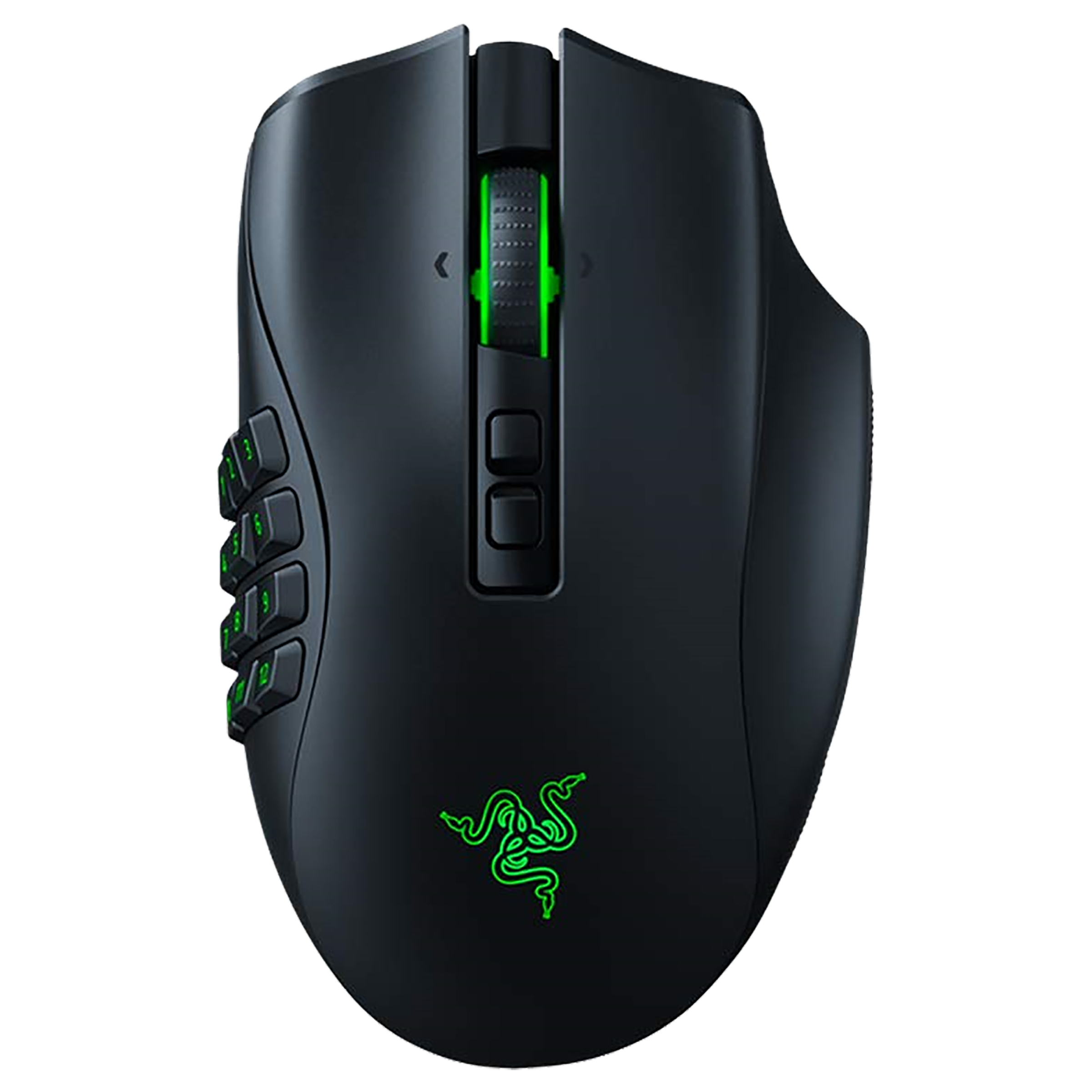 Razer Naga Pro Wireless Optical Mouse (19+1 Programmable Buttons, RZ01-03420100-R3A1, Black)