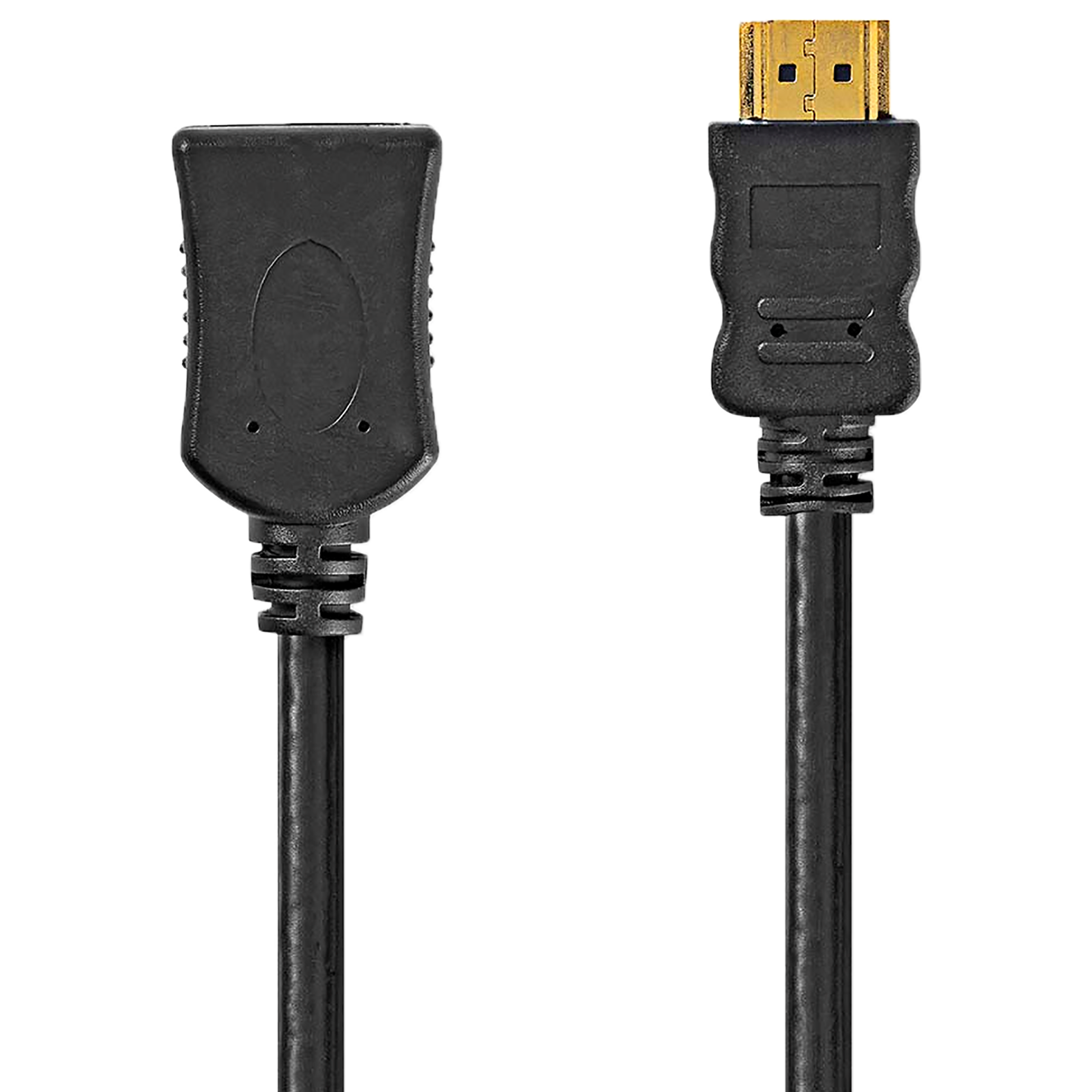 Nedis CVGP34090BK10 PVC 1 Meter HDMI Connector to HDMI Data Transfer HDMI Cable (Suitable For Device Networking, Black)
